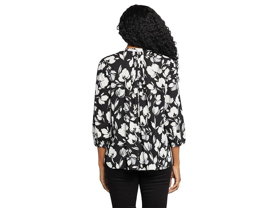 NYDJ Petite Pintuck Blouse (BELLEFONTAINE) Women's Blouse Product Image