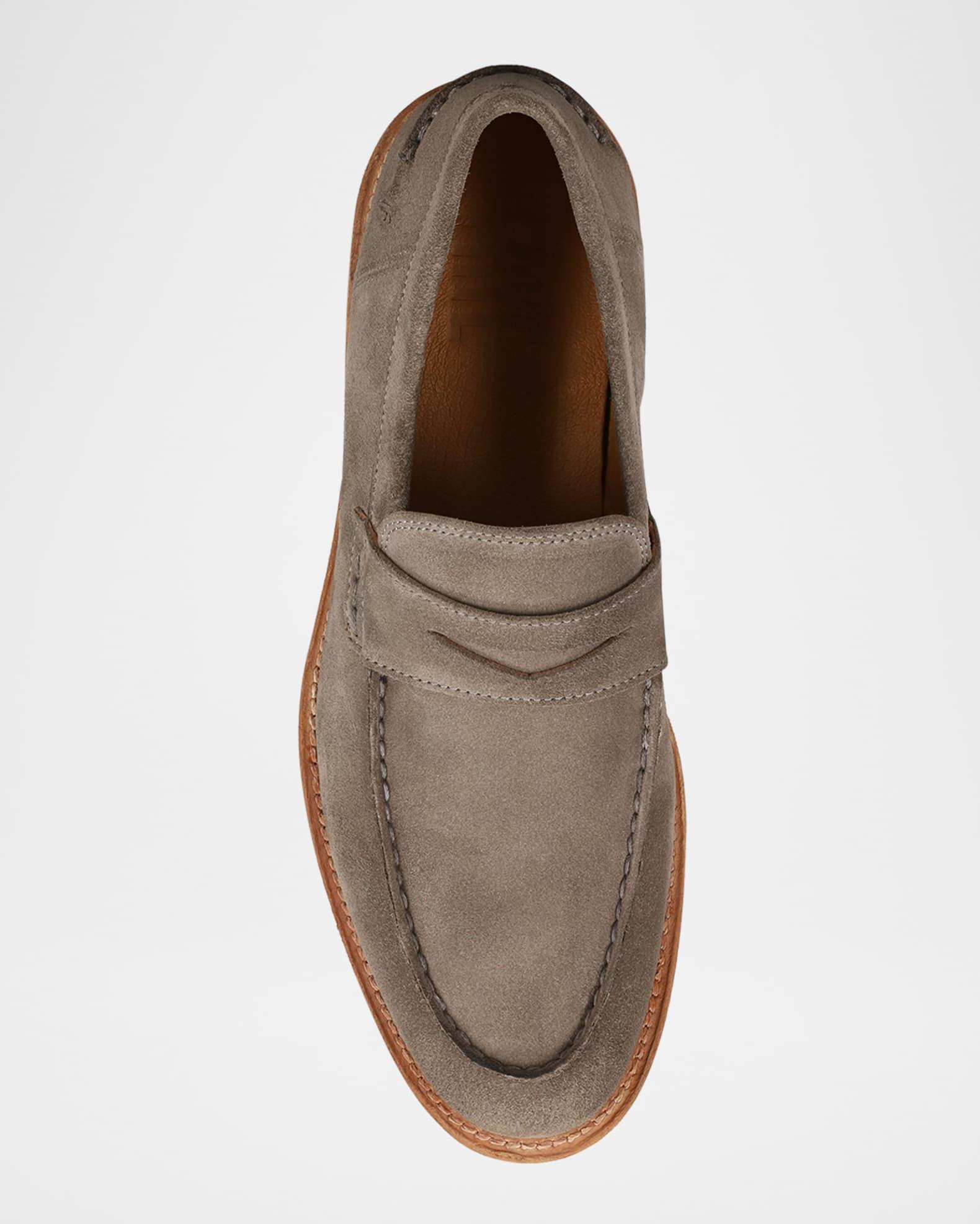 Men's Tyler Flex Suede Penny Loafers Product Image