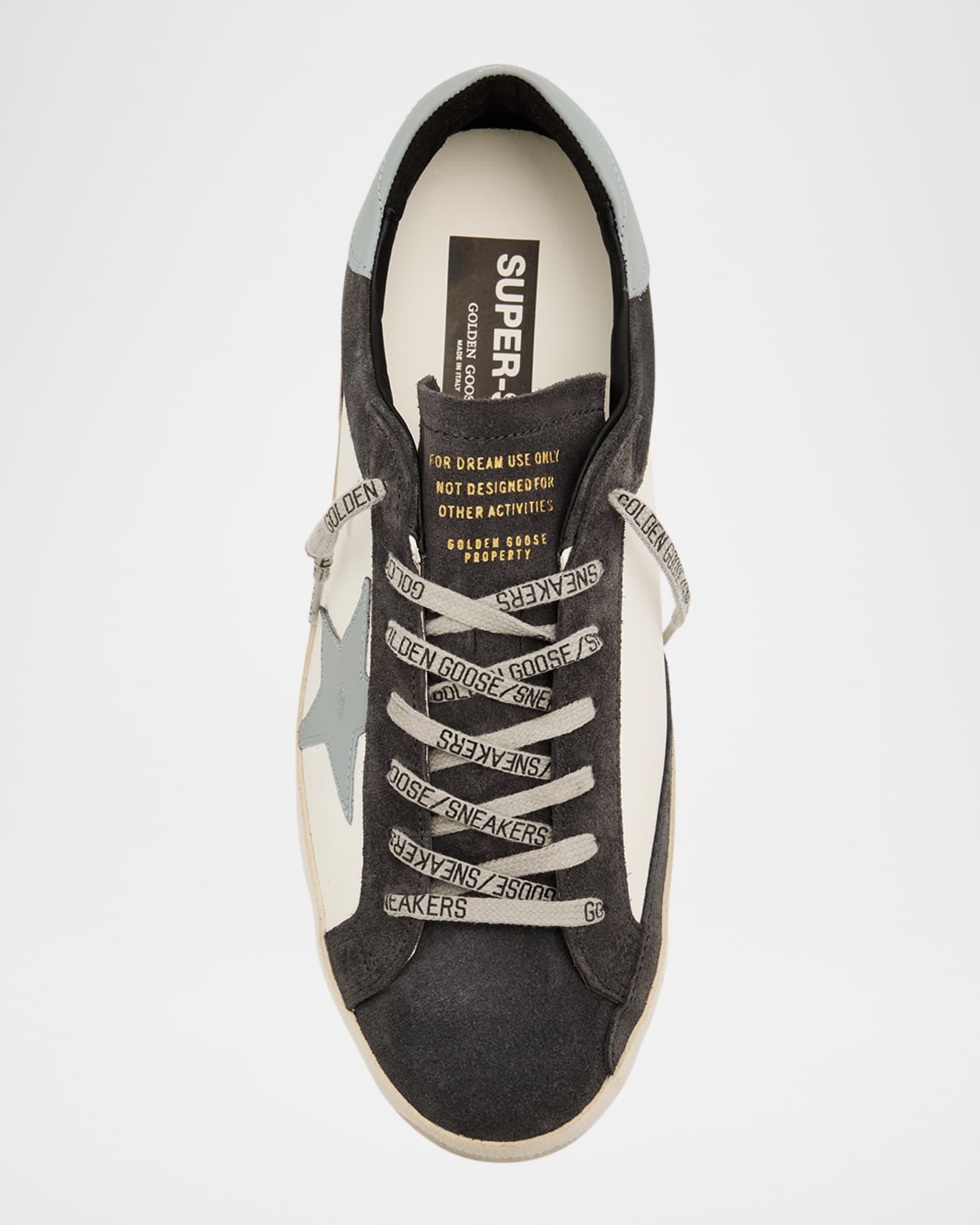 Men's Super-Star Leather and Suede Low-Top Sneakers Product Image