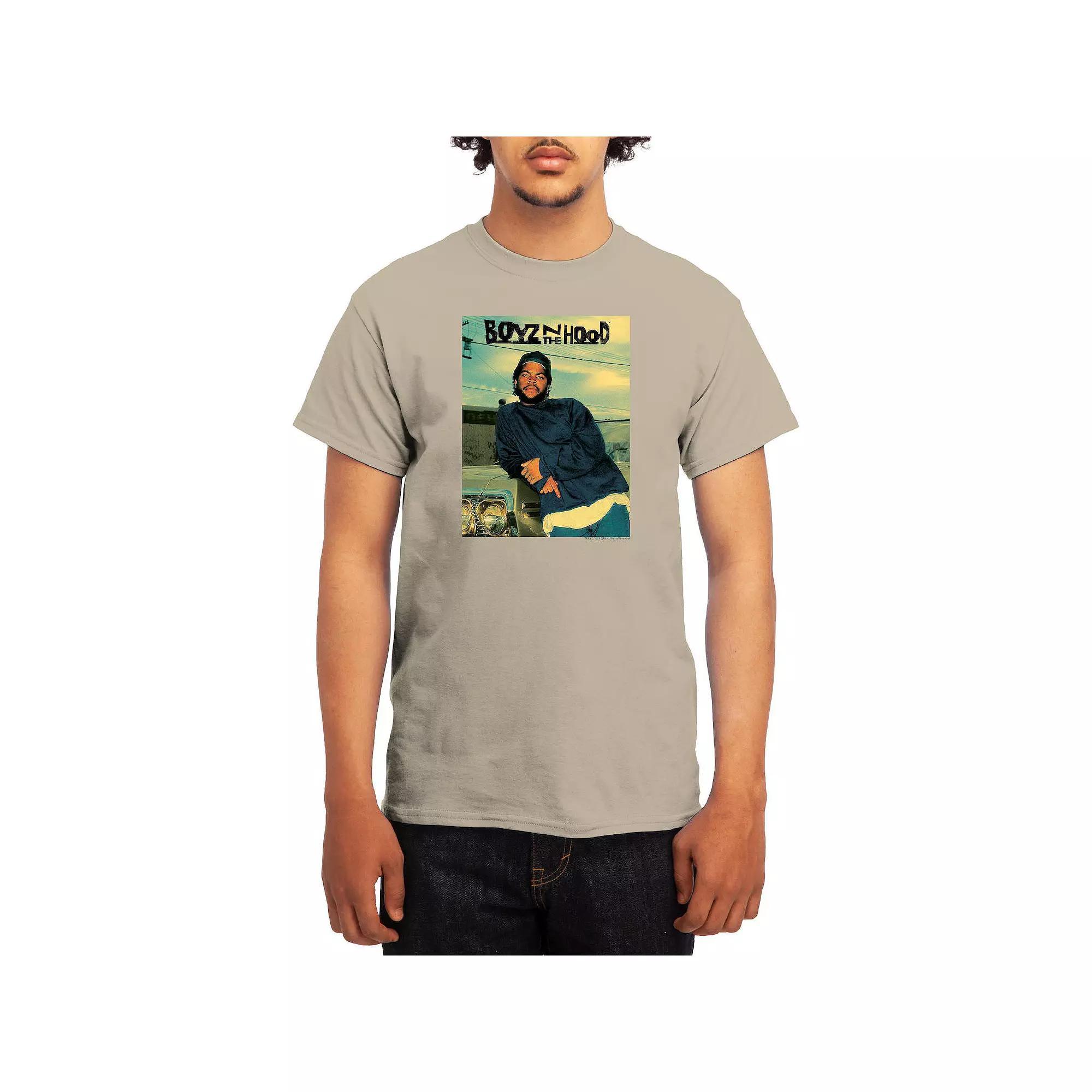 Men's Boyz N' The Hood Doughboy & Car Tinted Graphic Tee, Size: Medium, Ath Grey Product Image