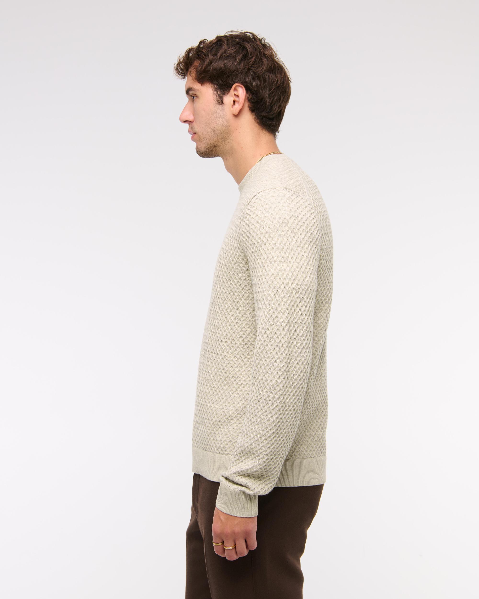 Merino Wool-Blend Crew Sweater Product Image