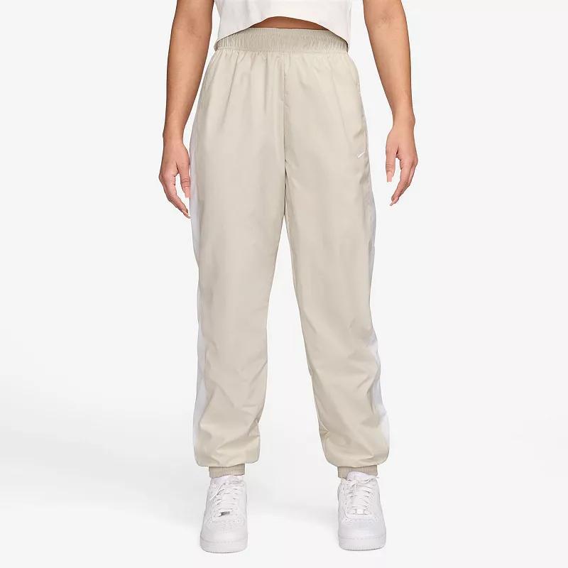 Women's Nike Sportswear Mid-Rise UV Protection Oversized Joggers, Size: Large, Black Product Image