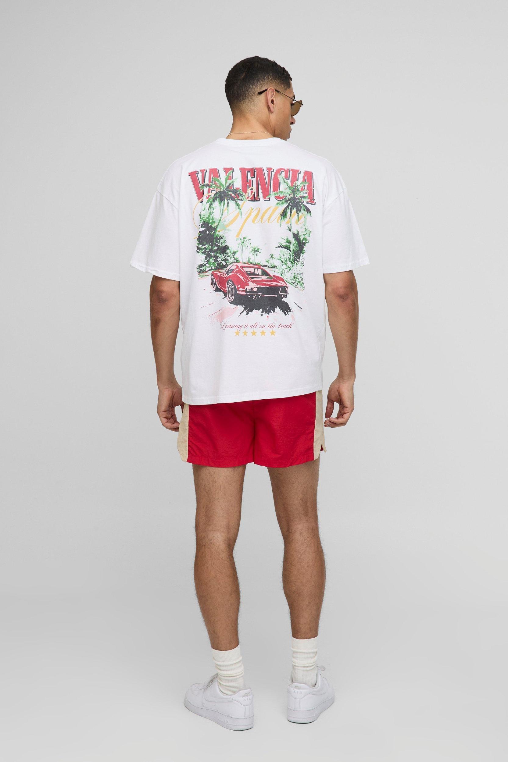 Oversized Valencia Moto T-Shirt | boohooMAN USA Product Image