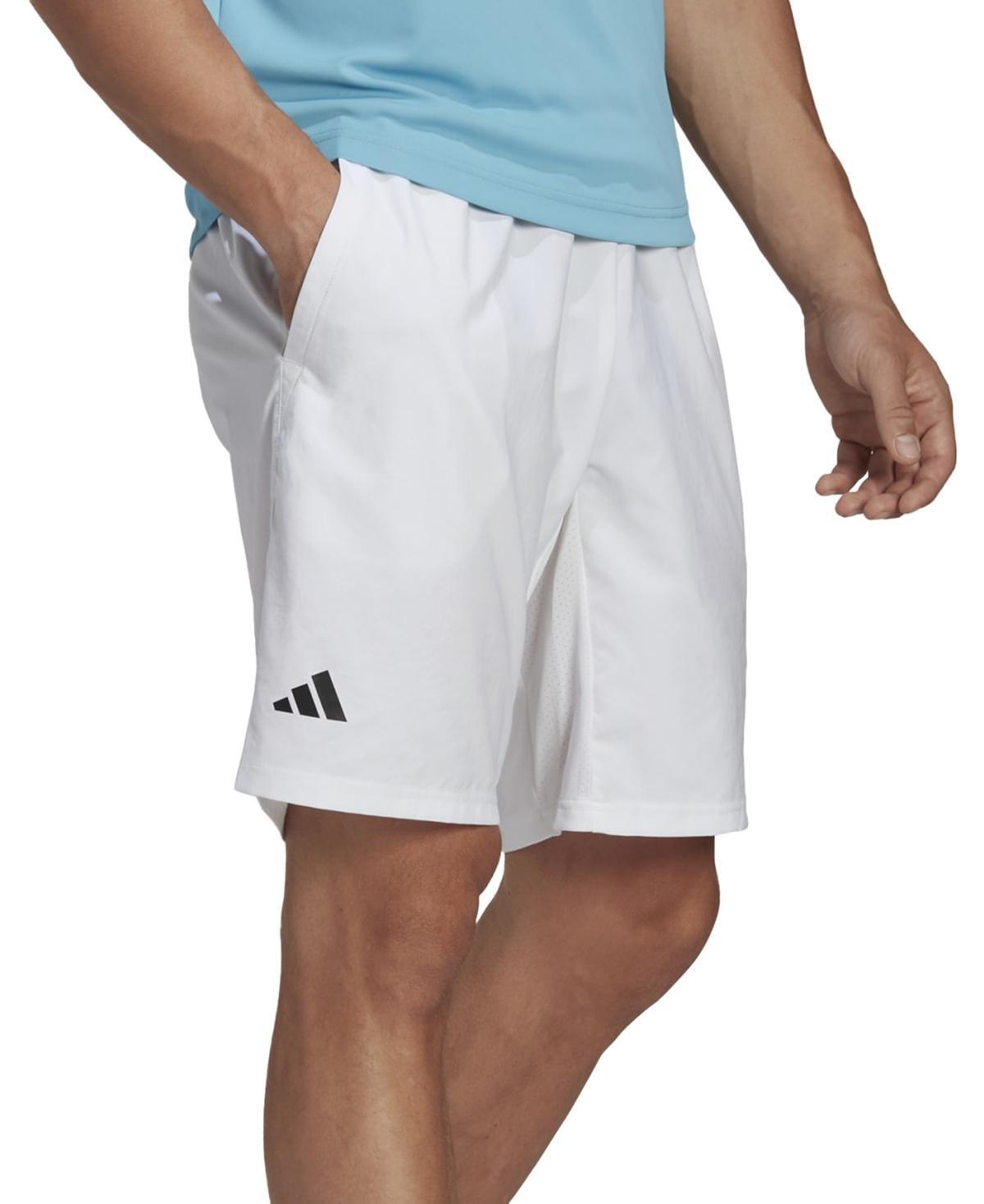 adidas Mens 3-Stripe Club Tennis 9 Shorts Product Image