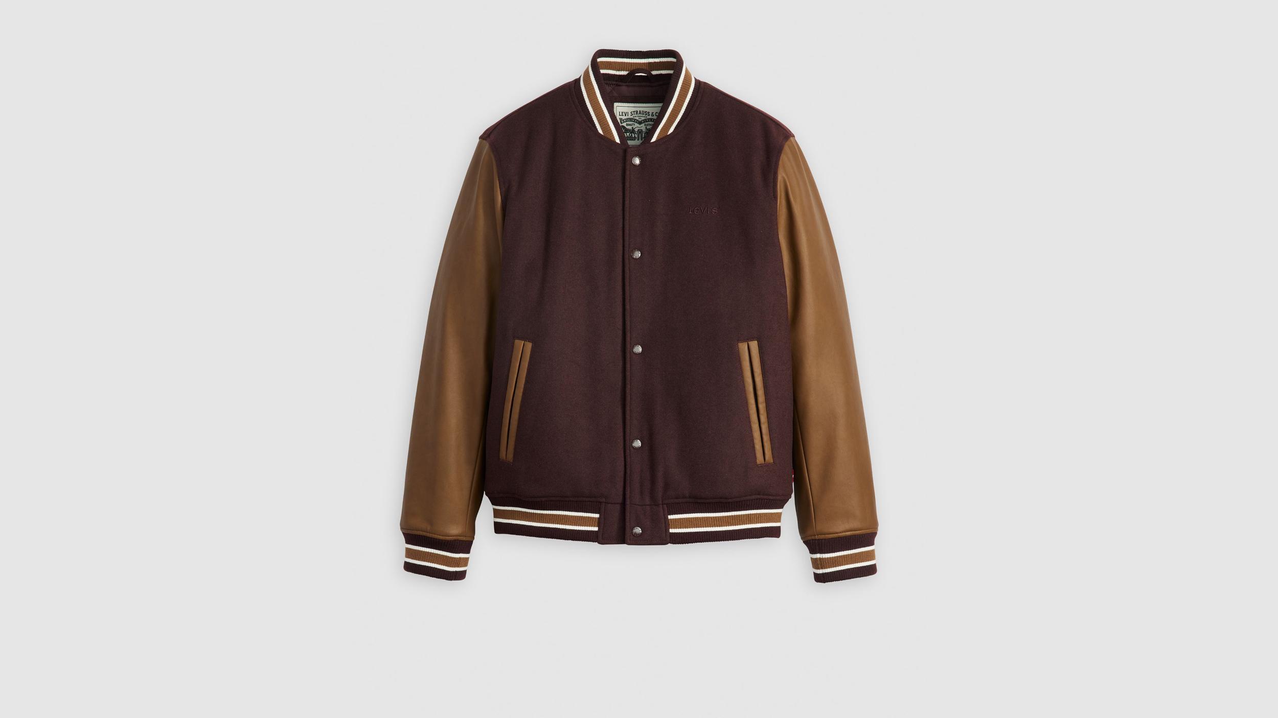 Mixed Media Varsity Jacket Product Image