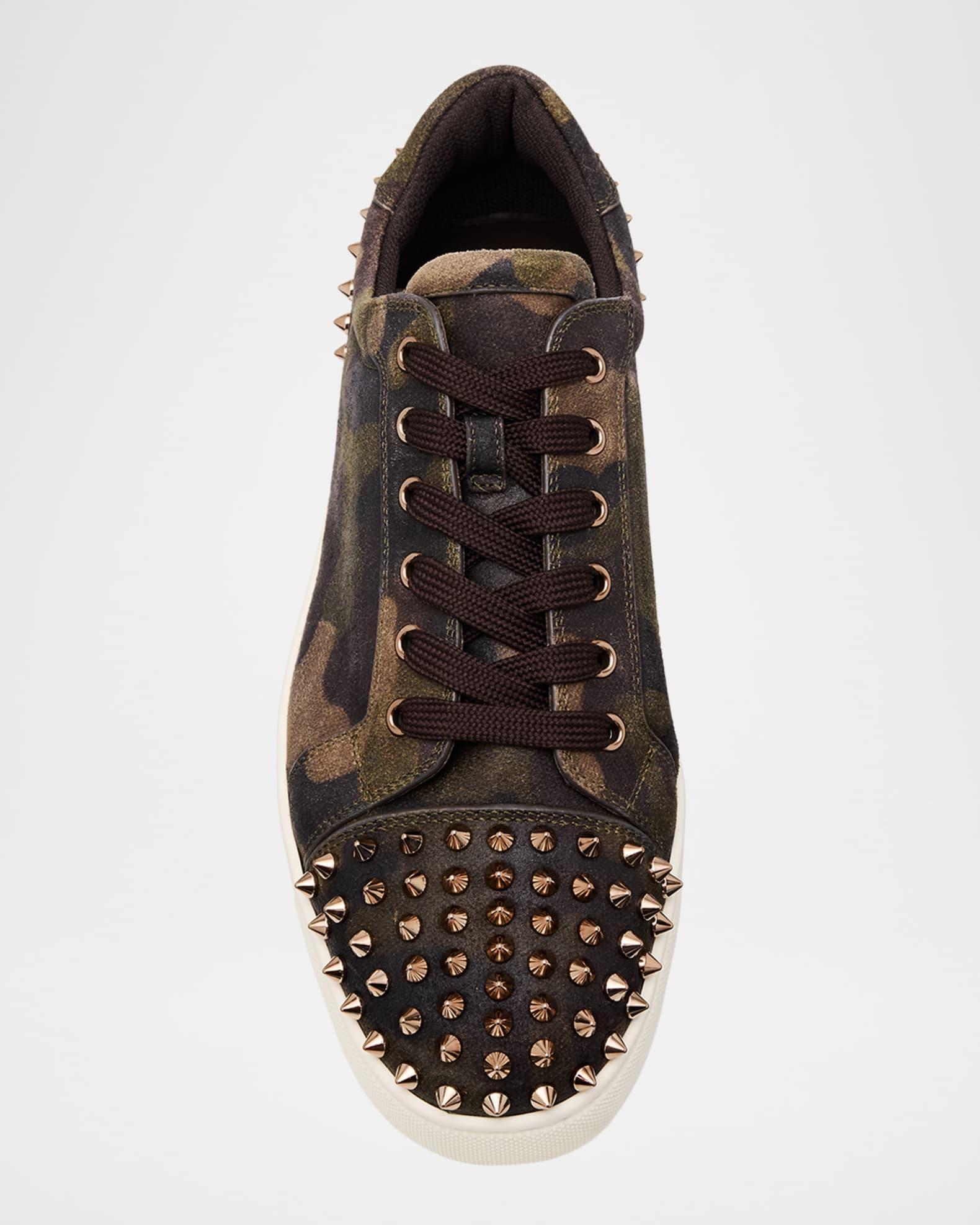 Men's Seavaste 2 Camouflage Reversed Leather Low-Top Sneakers Product Image