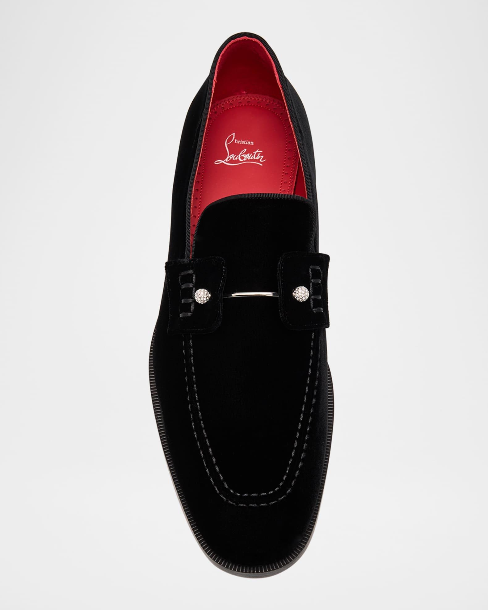 Men's Chambelimoc Night Strass Velvet Loafers Product Image