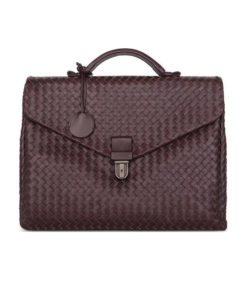 BOTTEGA VENETA Weaving Briefcase In Brown Product Image