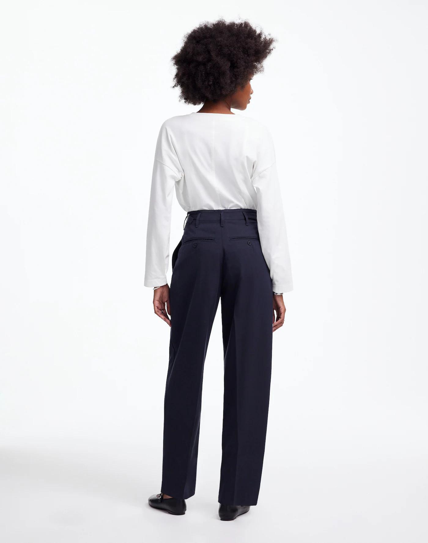 Pleated Carrot Pants Product Image