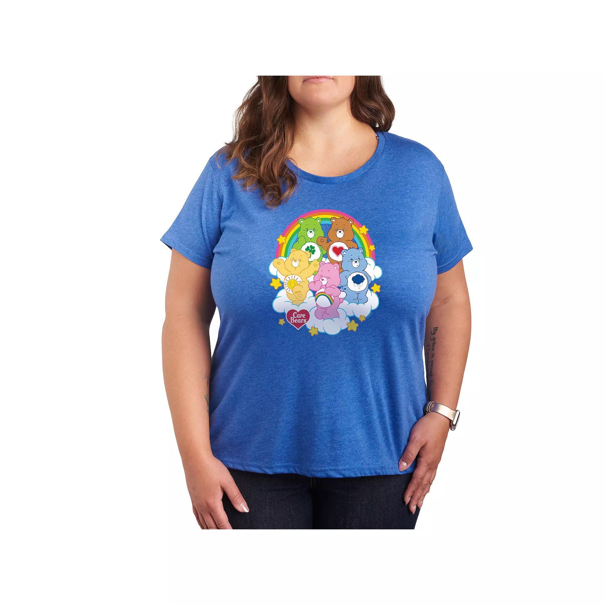 Plus Size SpongeBob Squarepants Spongebob Heart Graphic Tee, Womens Grey Gray Product Image