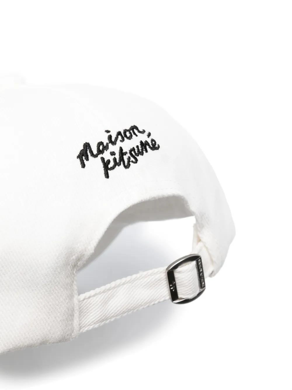 Fox-motif cotton hat Product Image