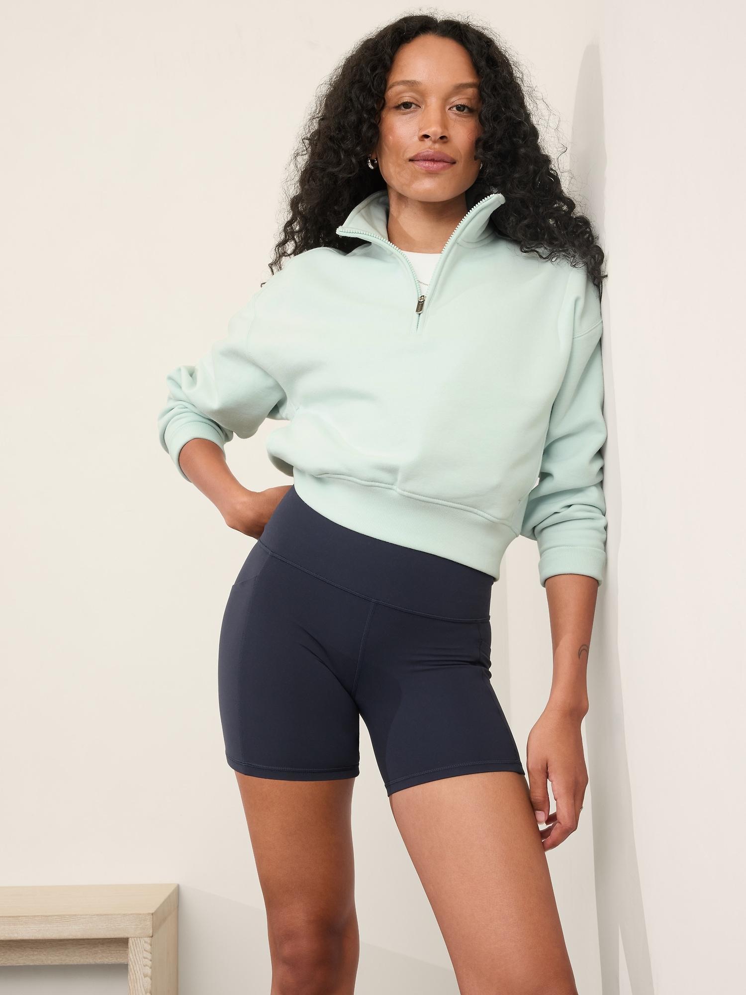 Forever Fleece 1/2 Zip High Hip Sweatshirt Product Image