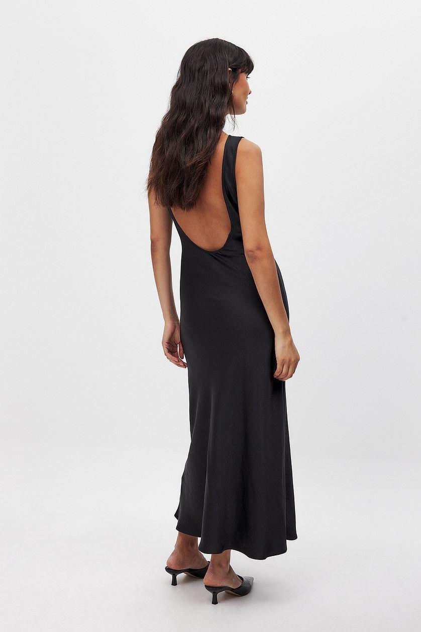 Satin Midi Dress Product Image
