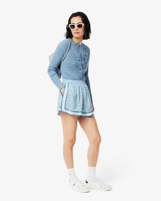 Fluid Monogram Print Shorts Product Image