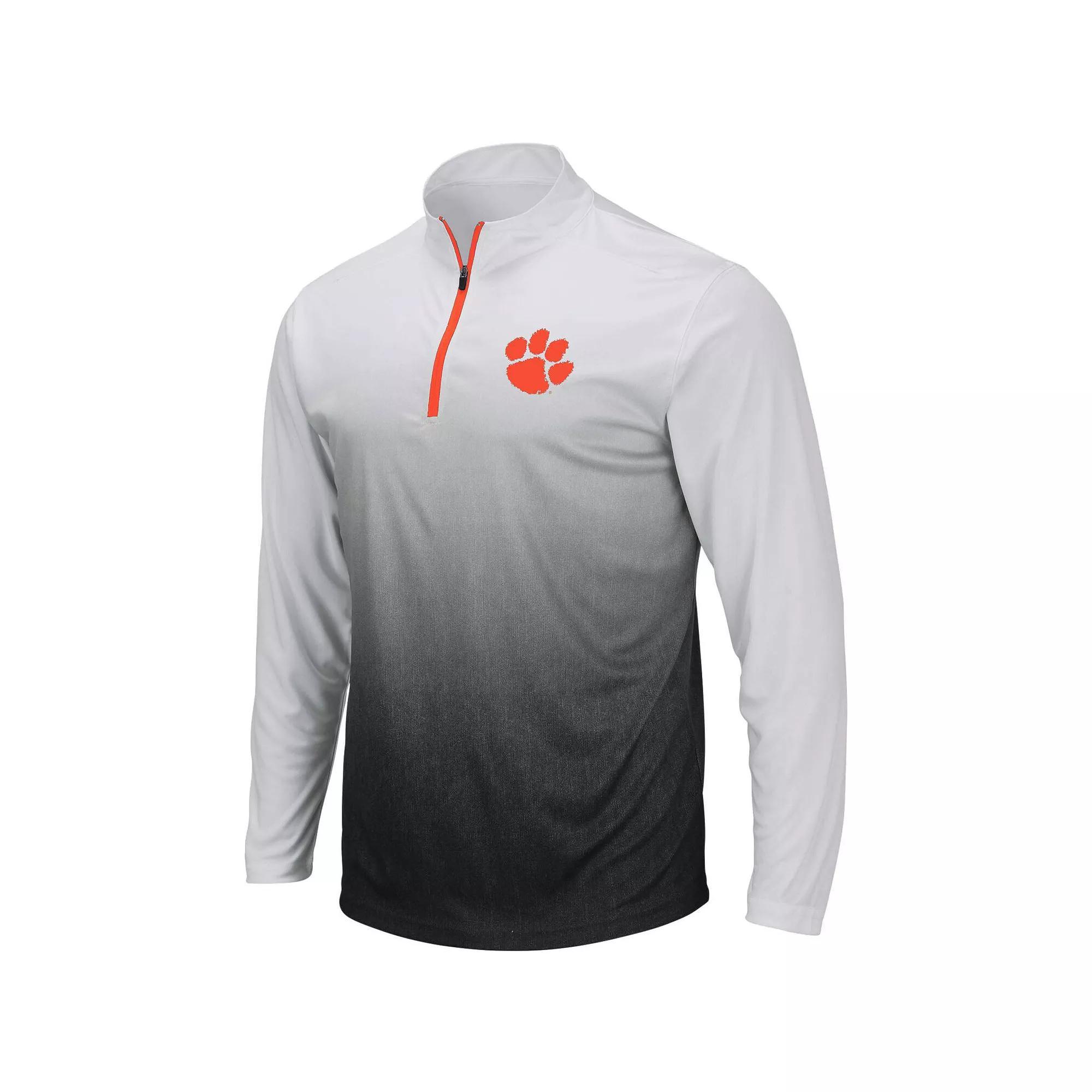 Men's Colosseum Gray Virginia Tech Hokies Magic Team Logo Quarter-Zip Jacket, Size: 2XL, Grey Product Image