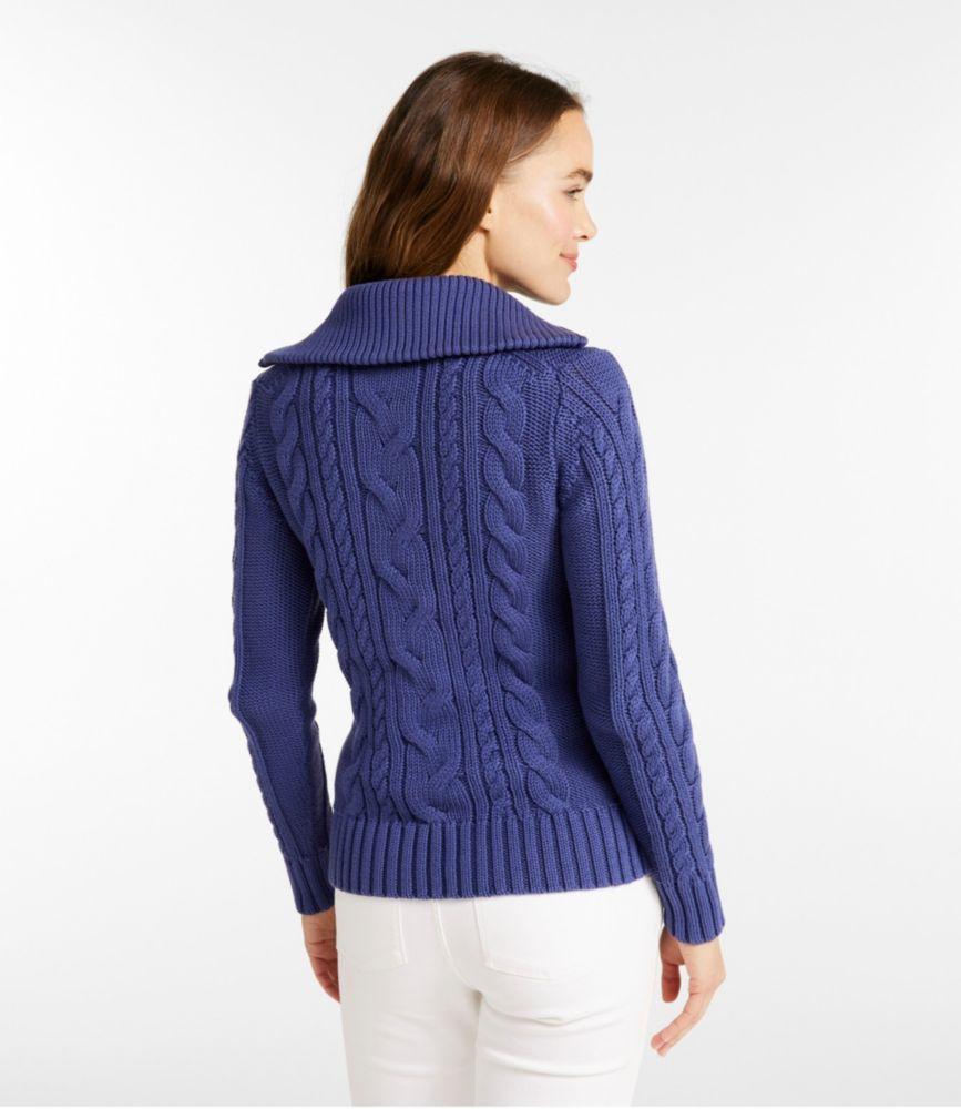 
                            
                                
                                    
                                
                            Women's Double L® Cable Sweater, Quarter-Zip
                         Product Image
