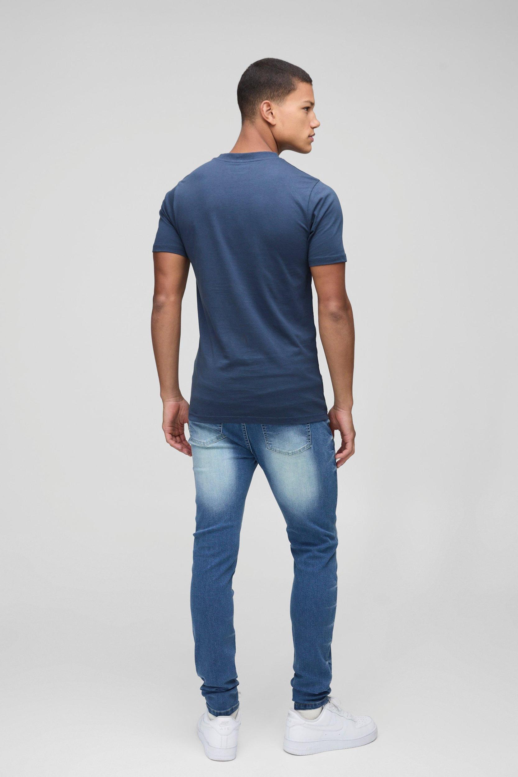 Skinny Stretch Extreme Washed Skinny Jeans | boohooMAN USA Product Image