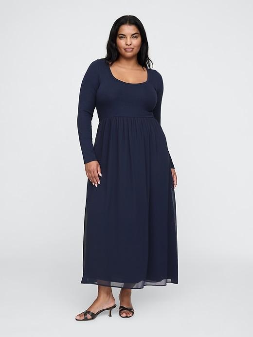 Mixed Media Maxi Dress Product Image
