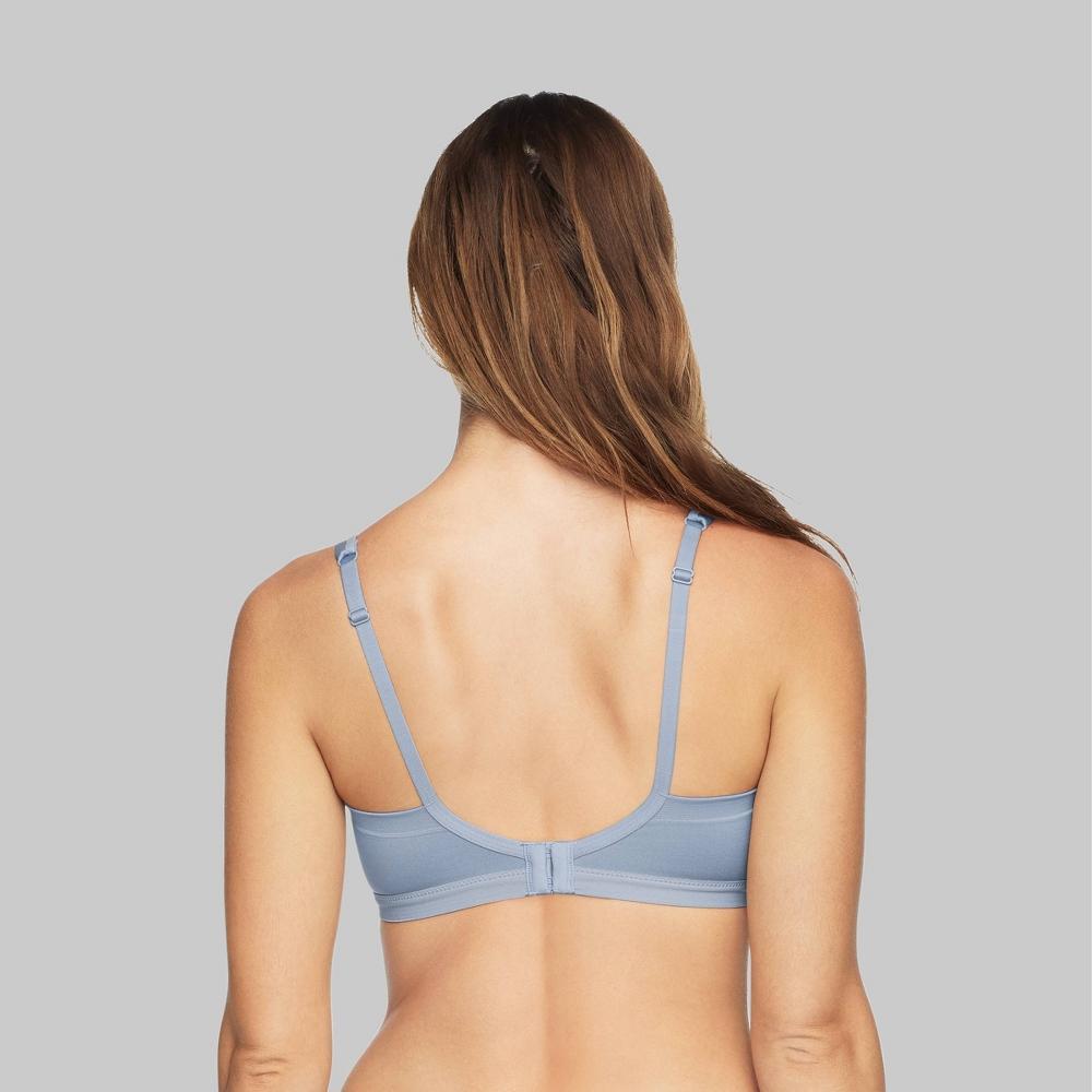 Simply Perfect by Warners Womens Underarm Smoothing Seamless Wireless Bra - Blue Tempest XXL Product Image
