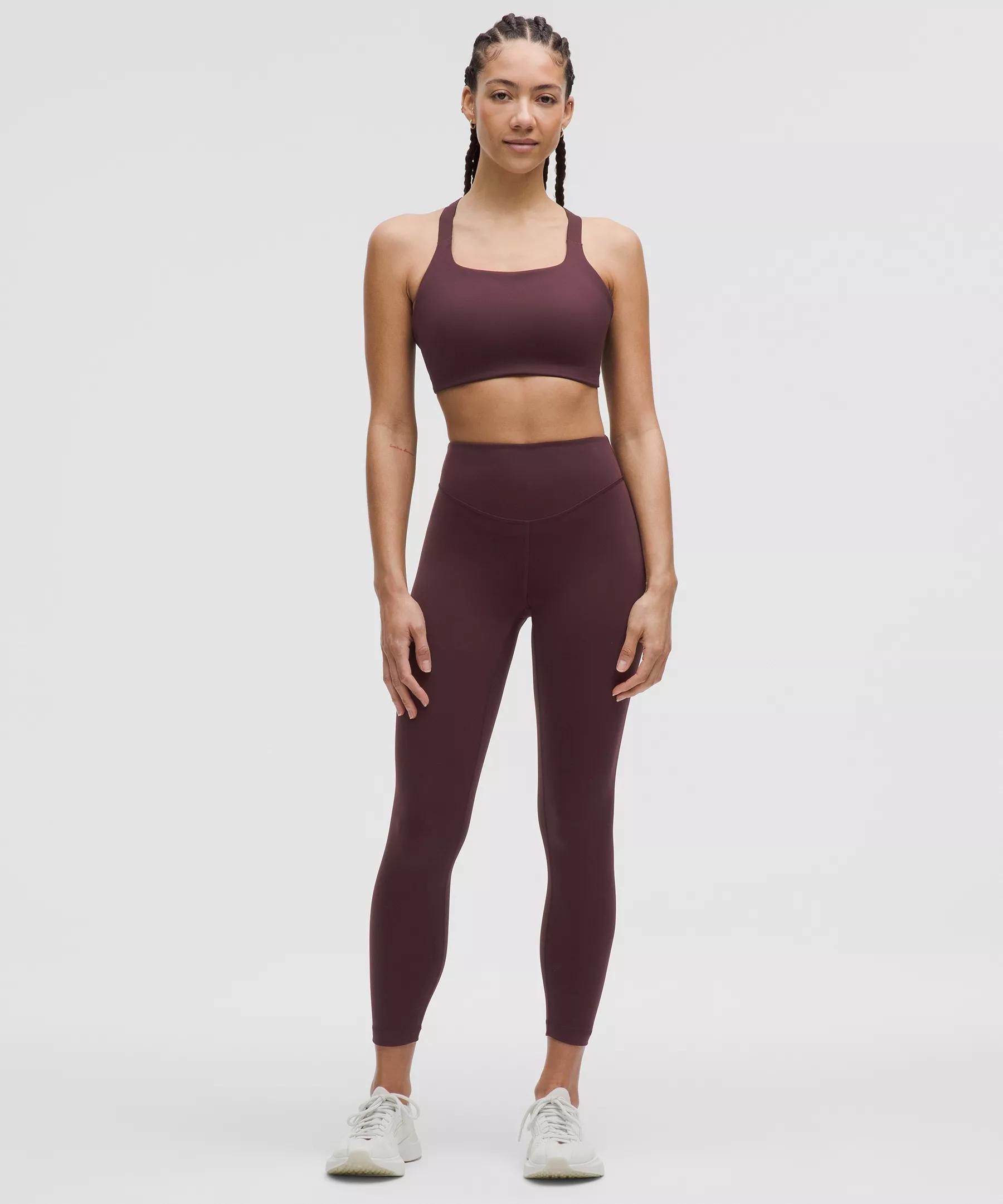Ultralu Square-Neck Workout Bra *Medium Support, D/DD Cup Product Image