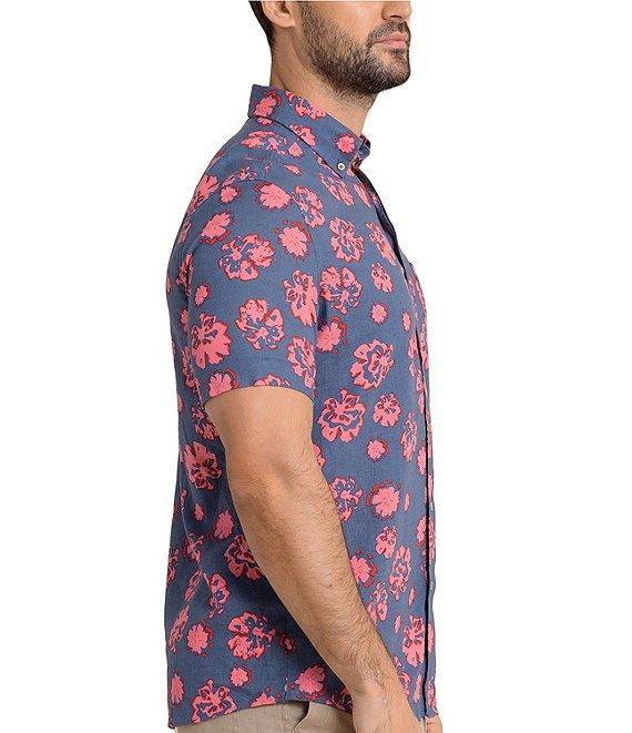 Southern Tide Blossom Bliss Short Sleeve Woven Shirt Product Image