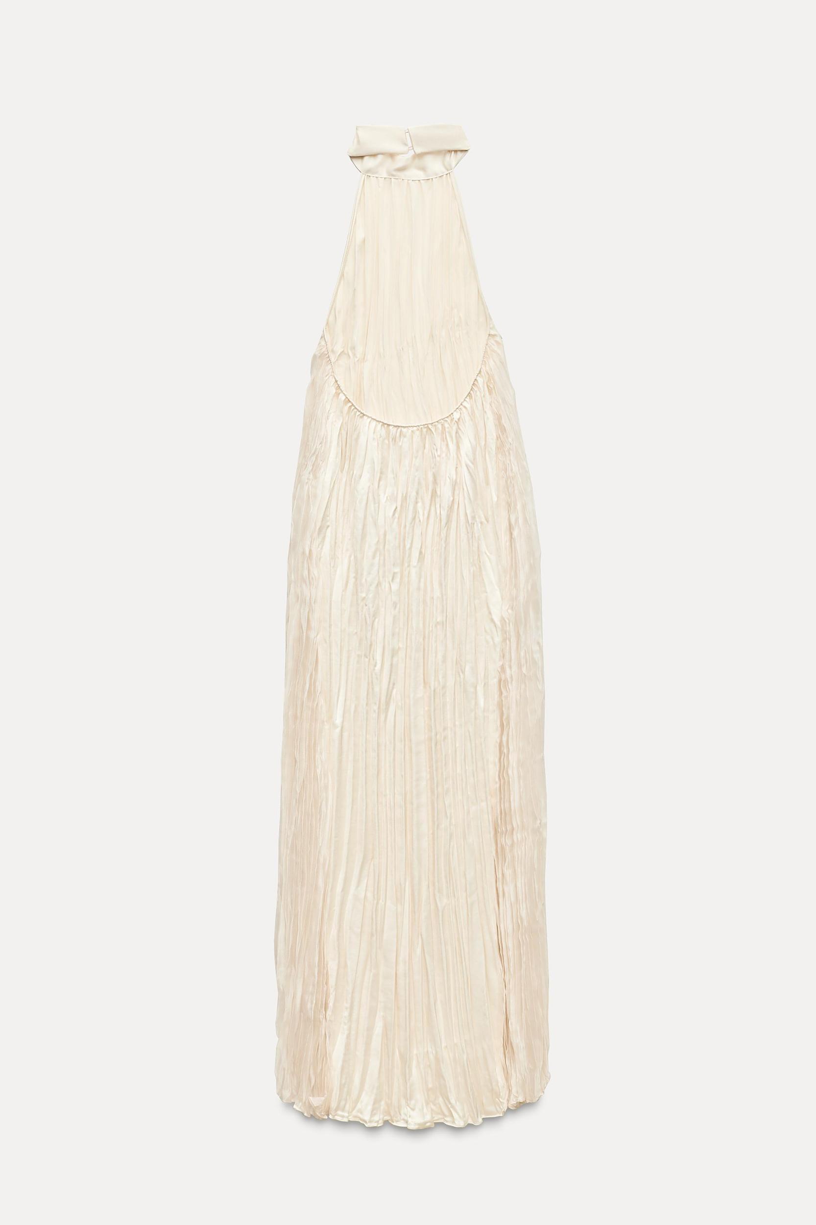 LONG PLEATED DRESS Product Image