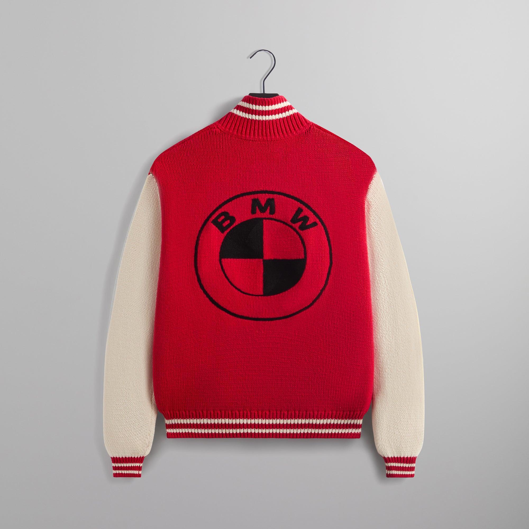 Kith for BMW Wyona Full Zip Sweater - Cinnabar Male Product Image