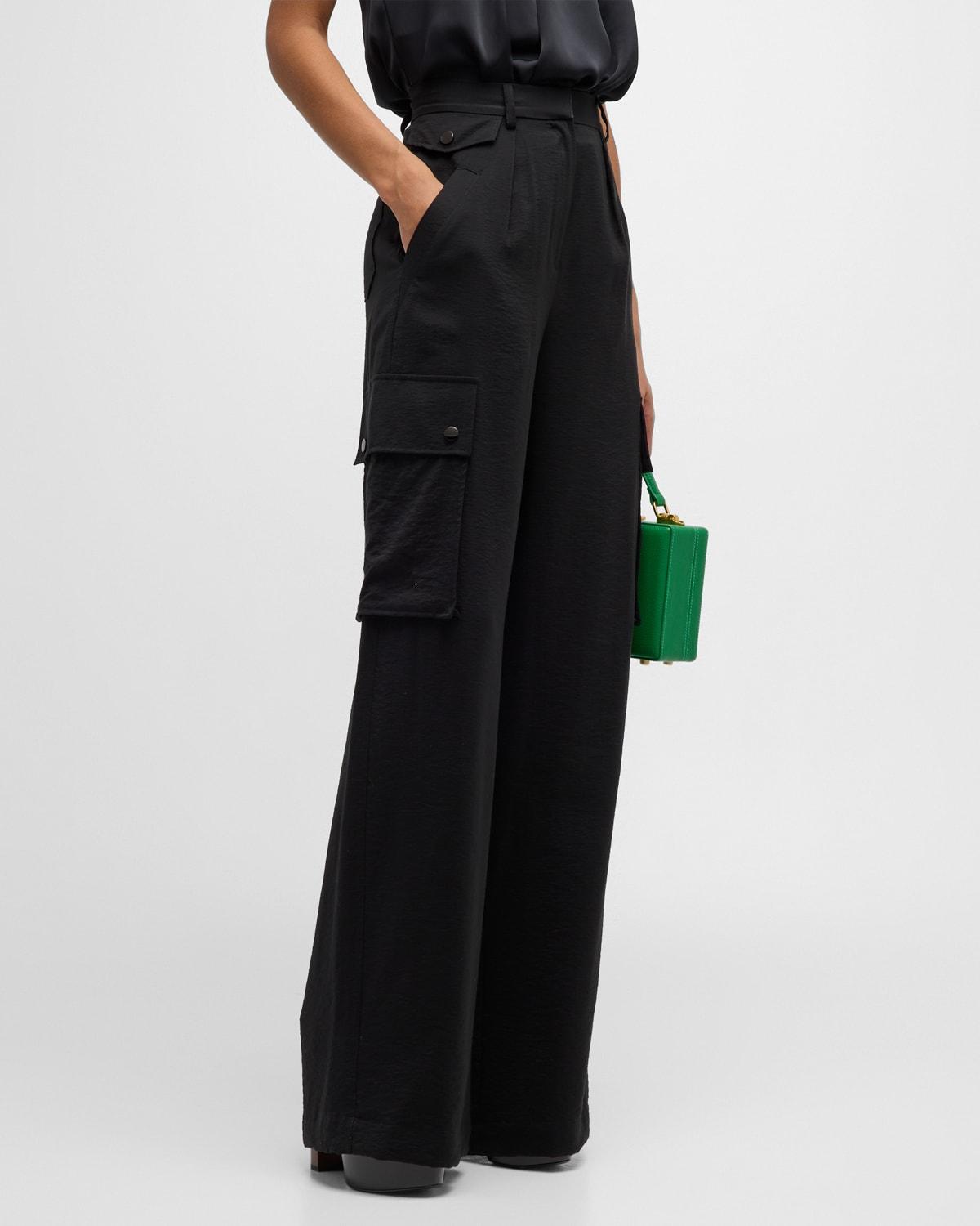 Womens Emil Wide-Leg Cargo Pants Product Image