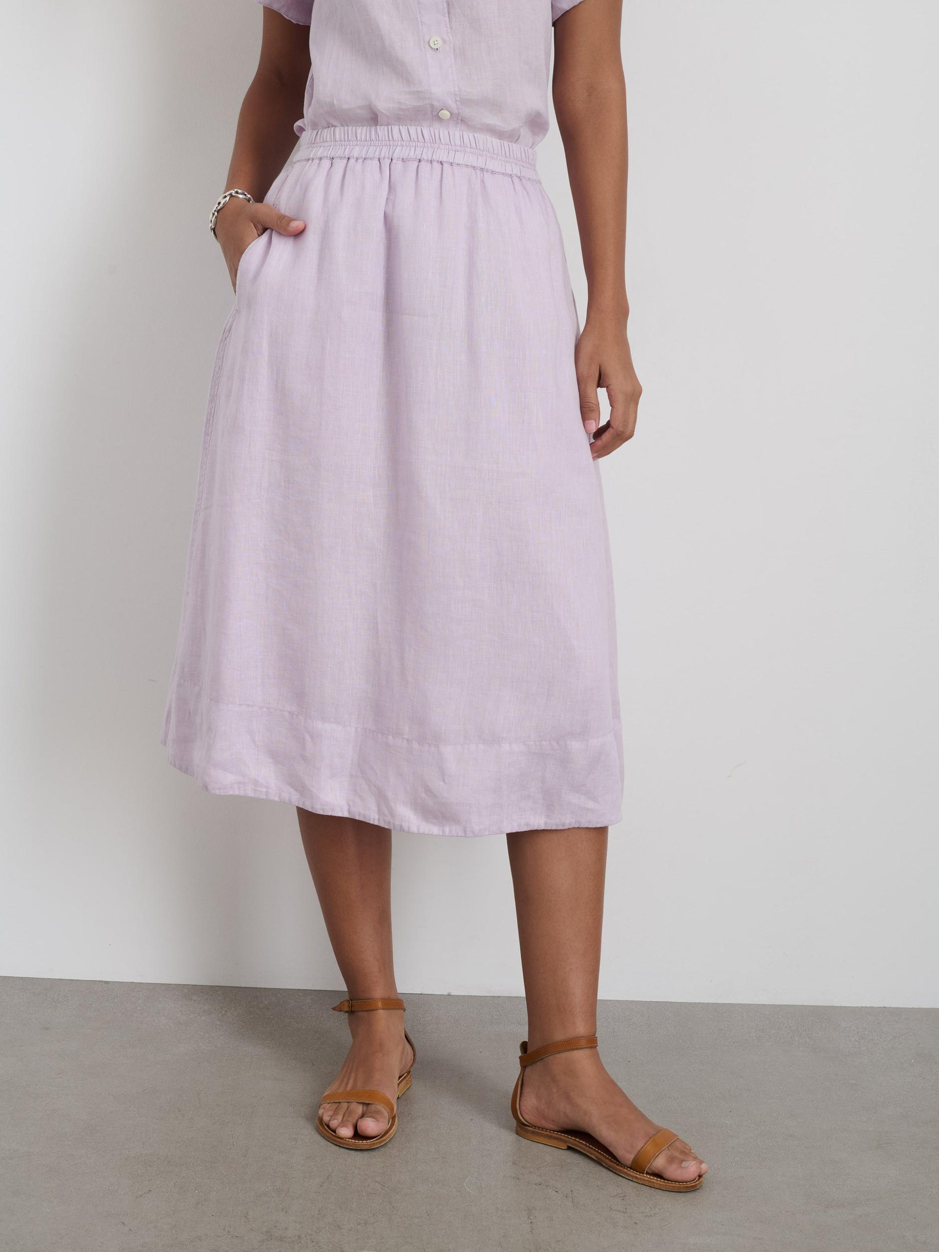 Maddie Skirt in Linen Product Image