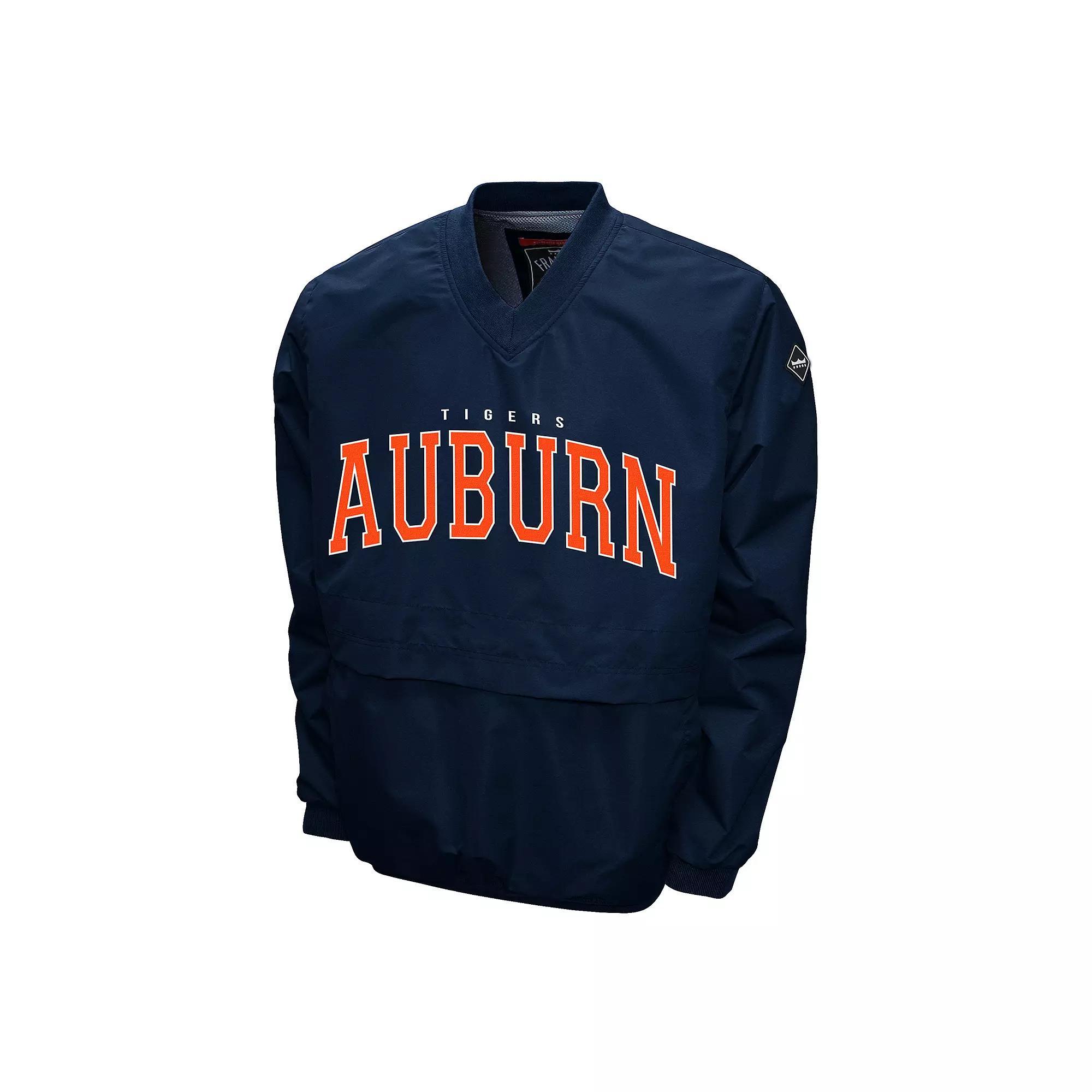 Men's Auburn Tigers Members Windshell Pullover, Size: XXL, Blue Product Image