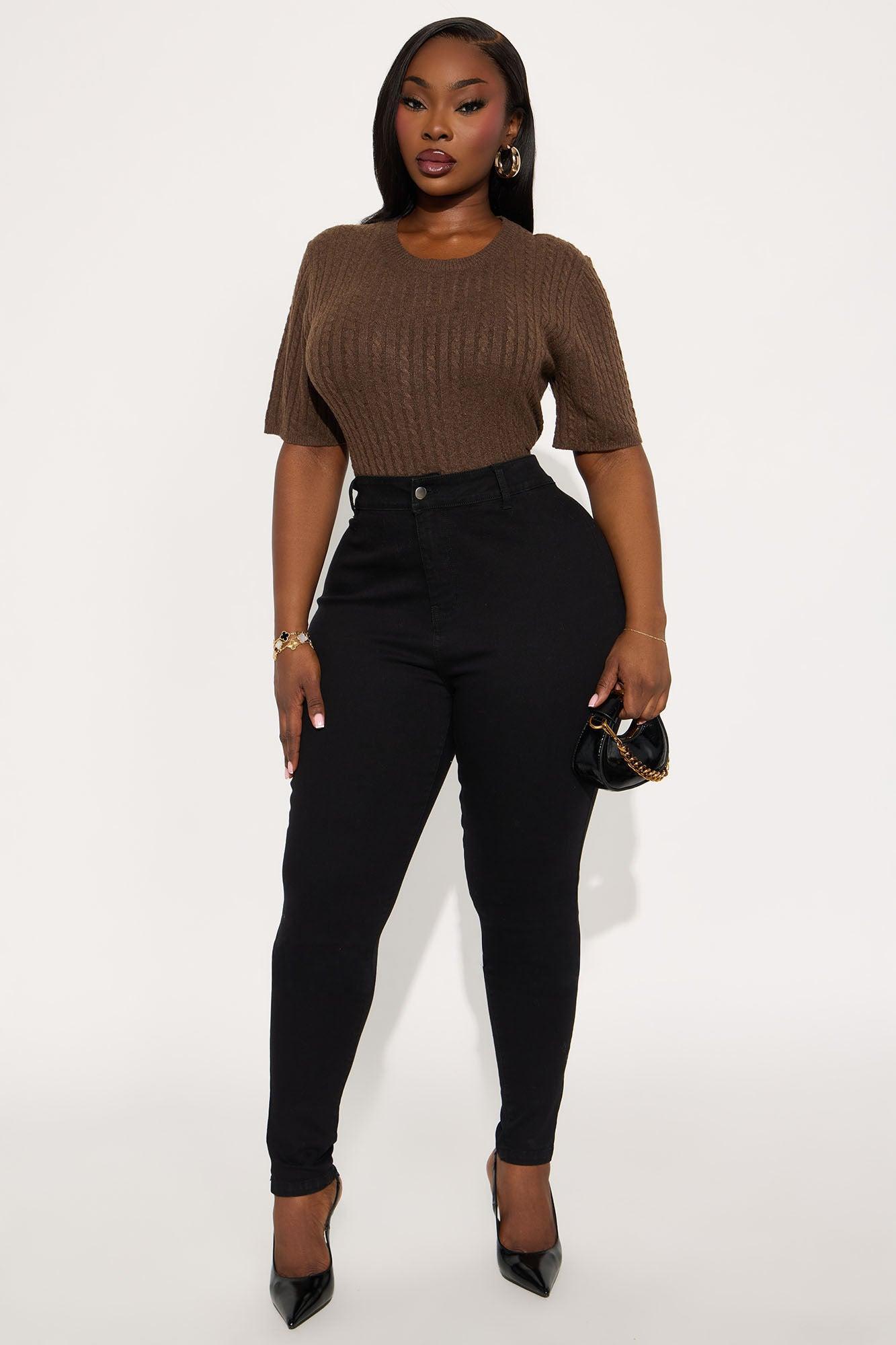 Tall Enough Said High Stretch Skinny Jean - Black Product Image