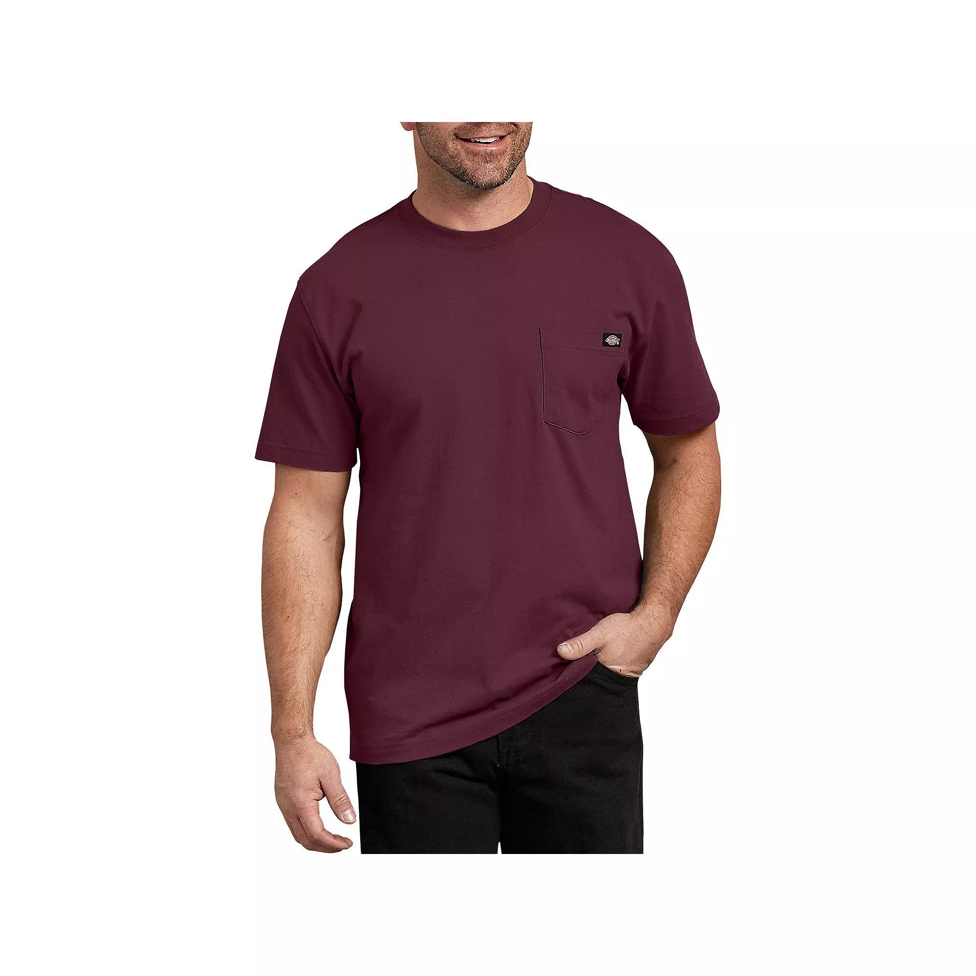 Men's Dickies Heavyweight Crewneck Tee, Size: XL, Red Product Image