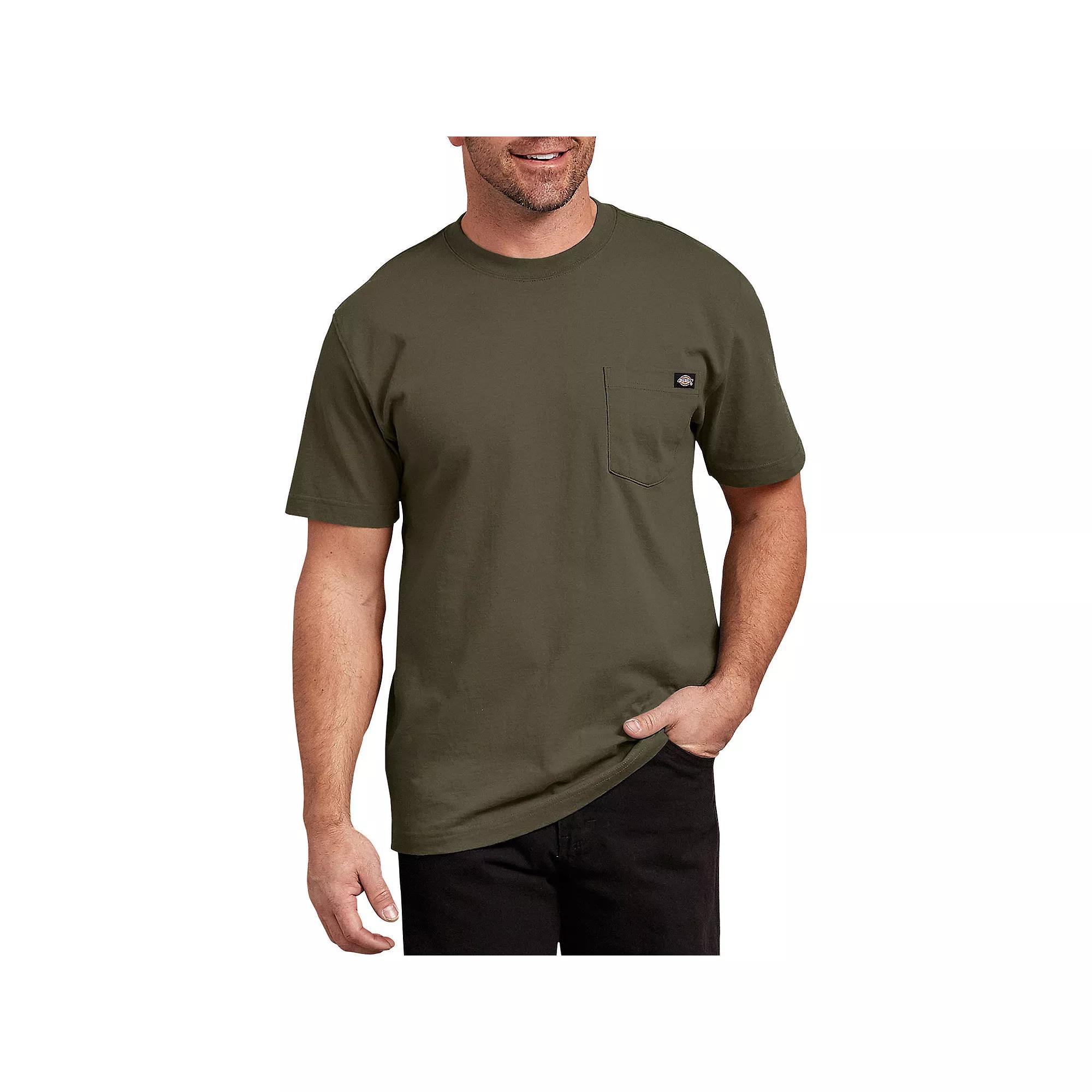 Men's Dickies Heavyweight Crewneck Tee, Size: XL, Royal Blue Product Image