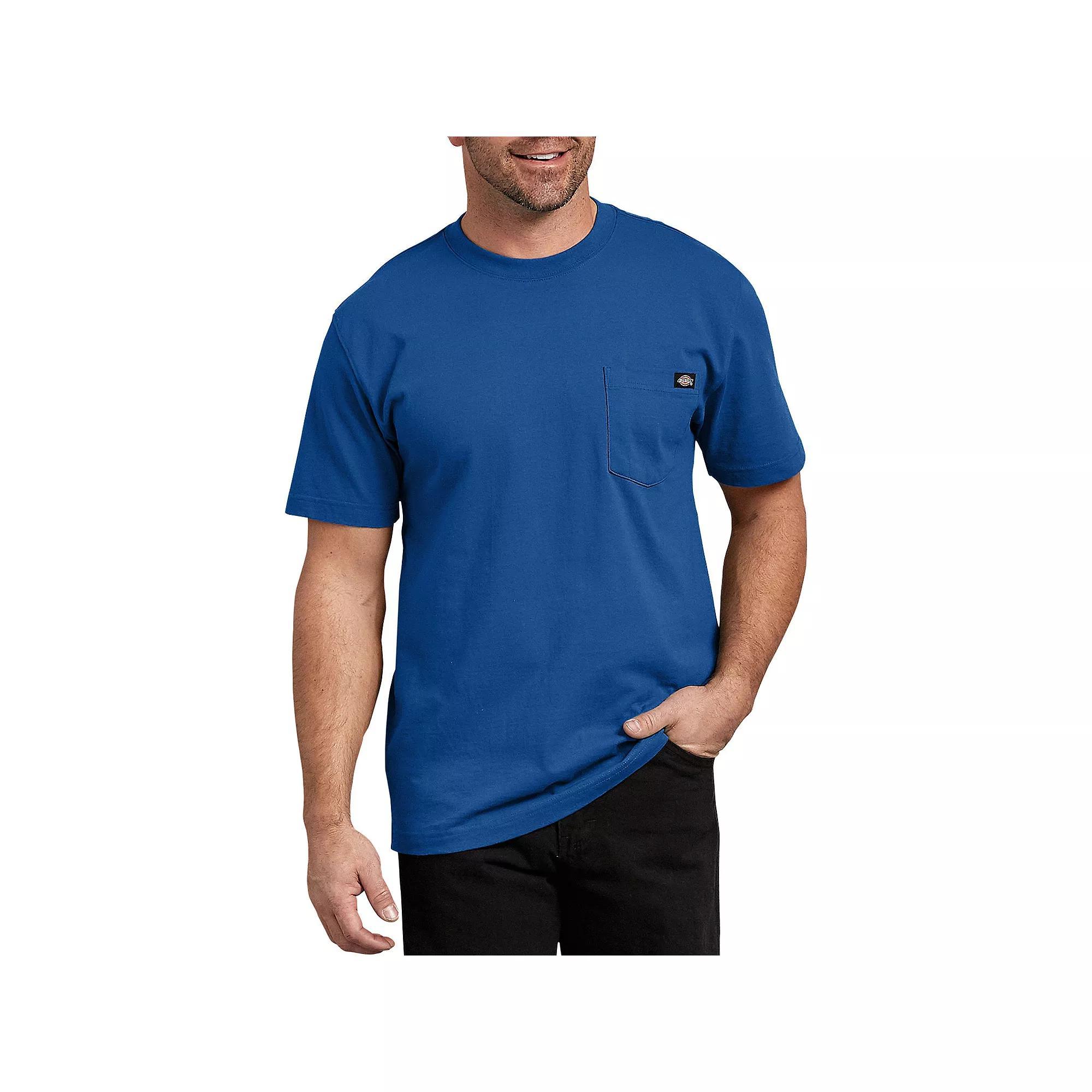 Men's Dickies Heavyweight Crewneck Tee, Size: XL, Royal Blue Product Image
