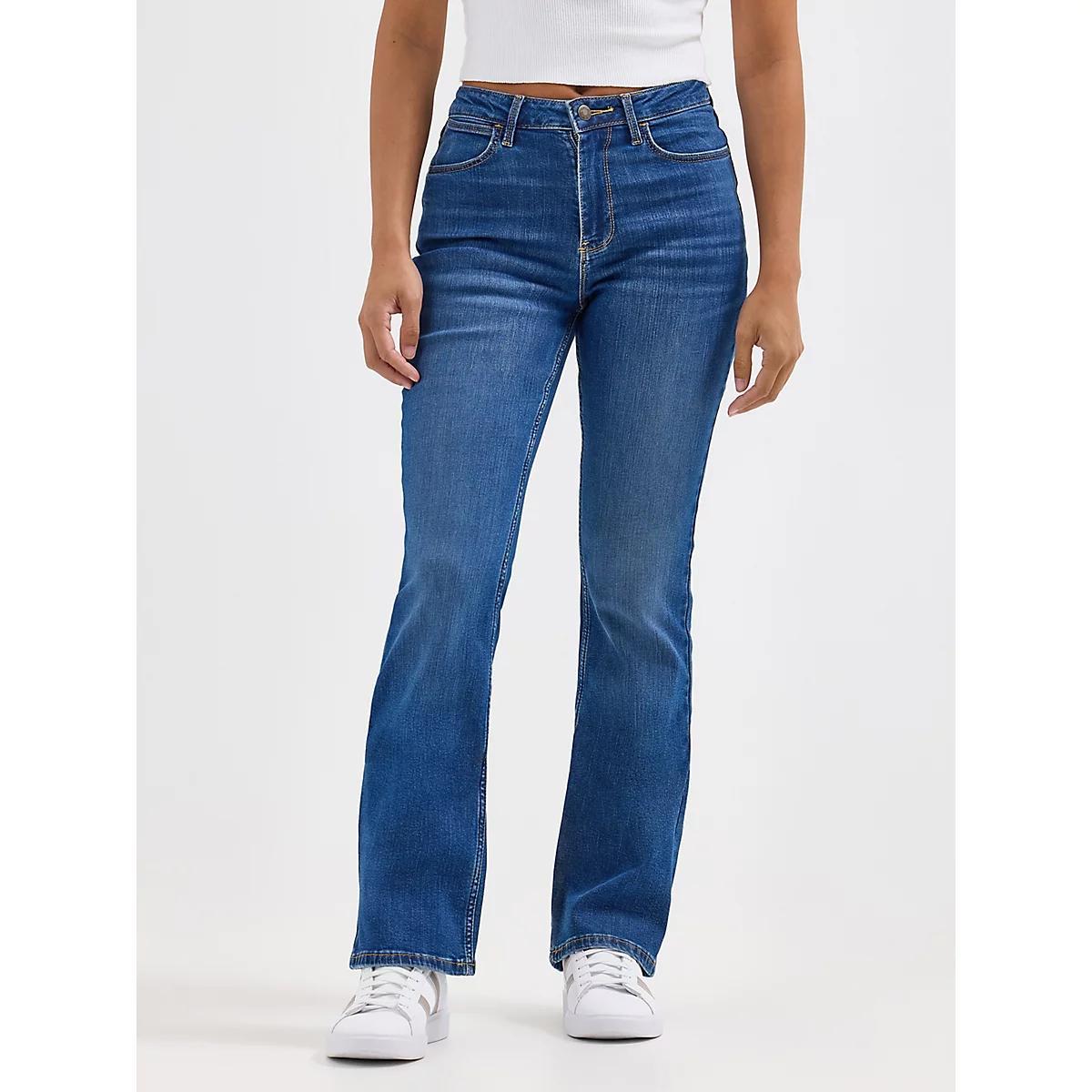 Women's Wrangler® High Rise Bold Boot Jean in Medium Product Image