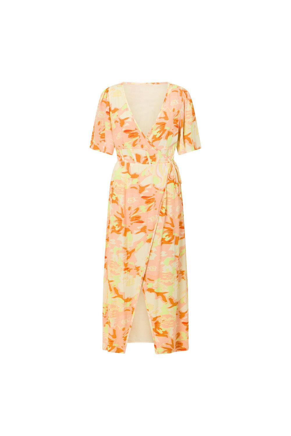 Aquitaine Wrap Dress - Motion Floral Product Image