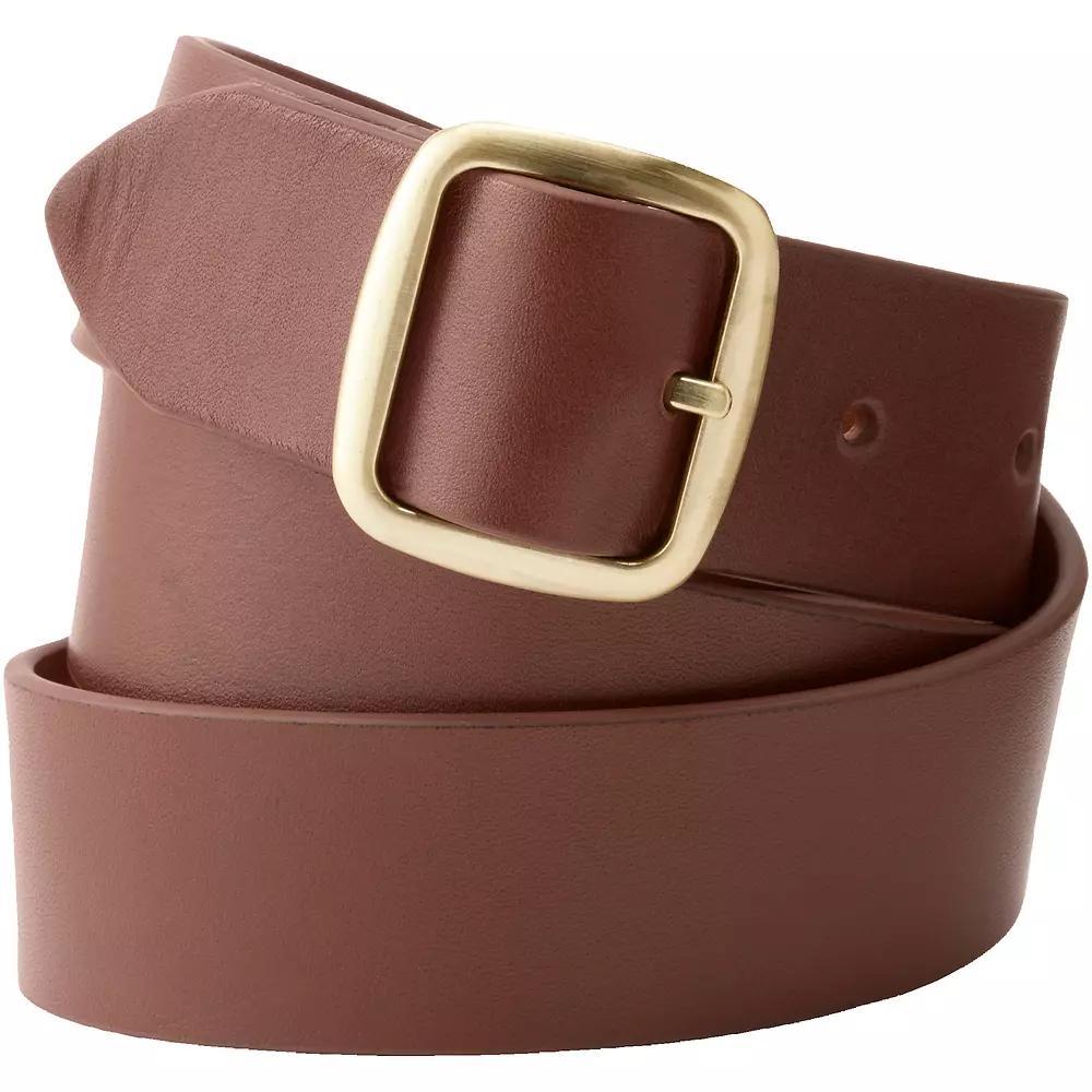 Women's Lands' End Reversible Belt, Size: Large, Brown Red Product Image