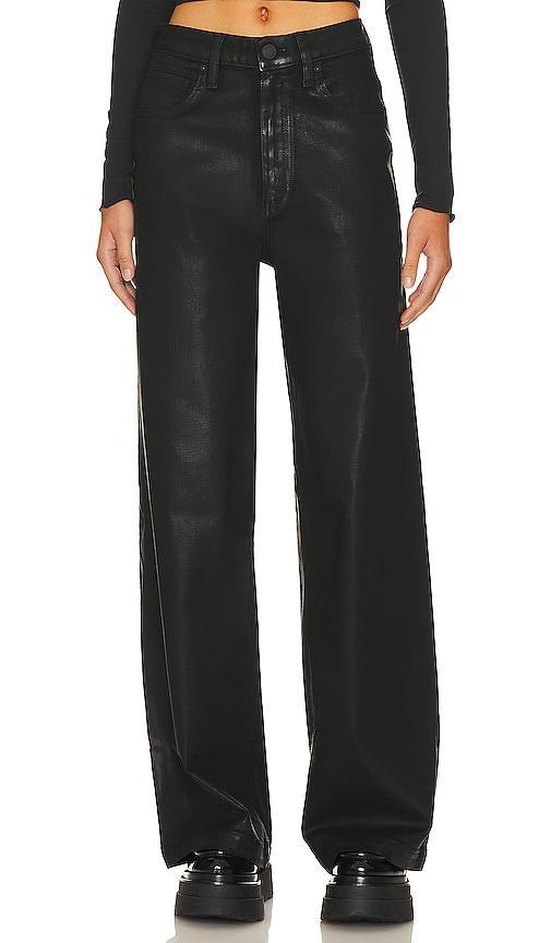 Womens James Coated Wide-Leg Jeans Product Image