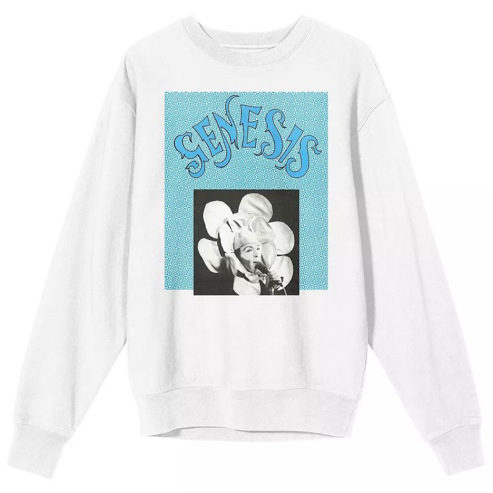 Men's Genesis Flower Singer Sweatshirt, Size: Large, White Product Image