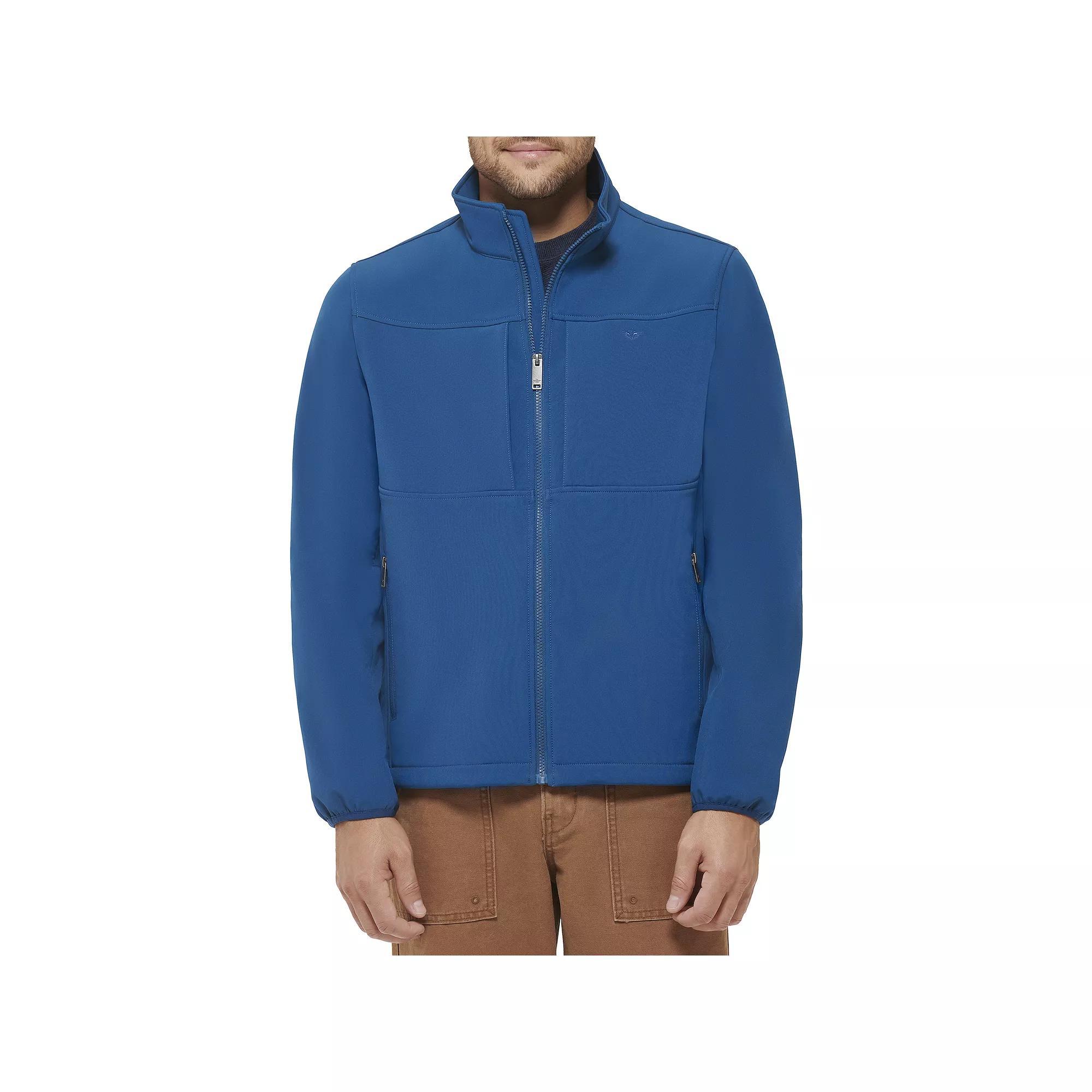 Men's Dockers Softshell Stand Collar Jacket, Size: Large, Poseidon Product Image