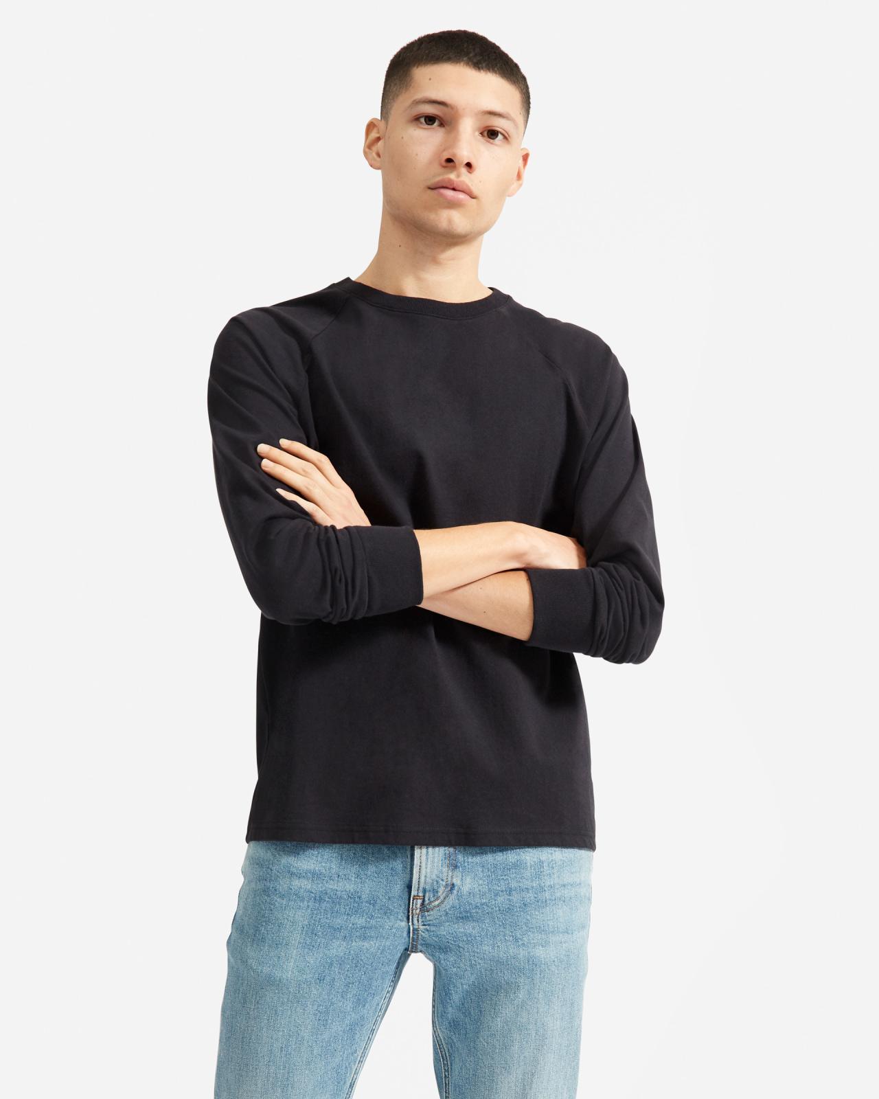 The Premium-Weight Long-Sleeve Crew | Uniform Product Image