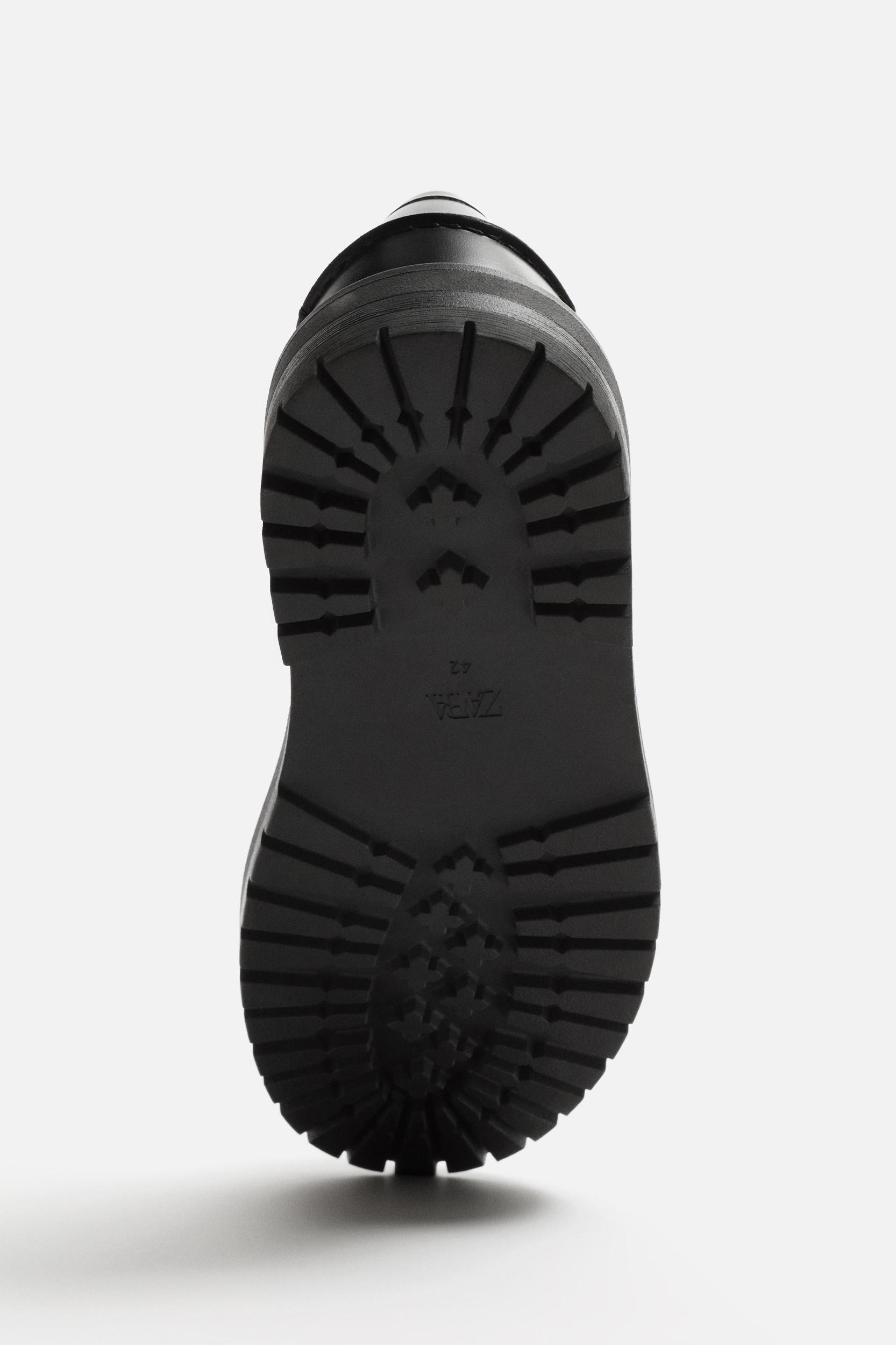 THICK SOLE SADDLE LOAFERS Product Image