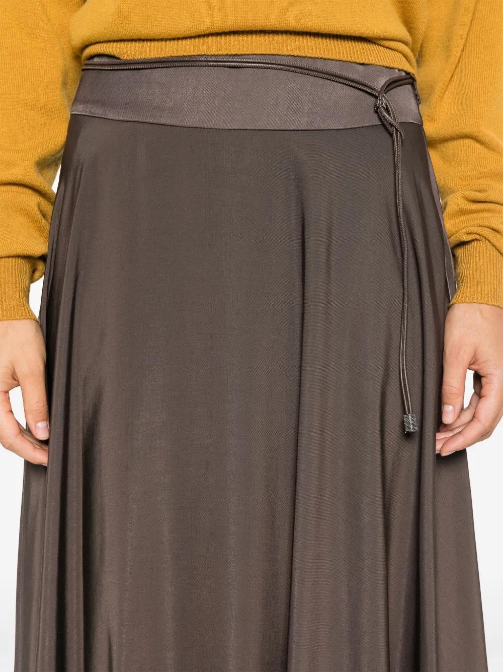 belted midi skirt Product Image