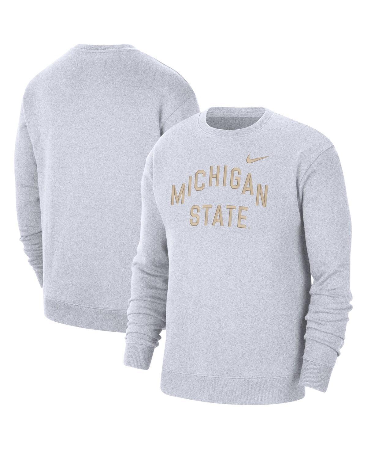 Mens Nike Michigan State Spartans Campus Pullover Sweatshirt Product Image