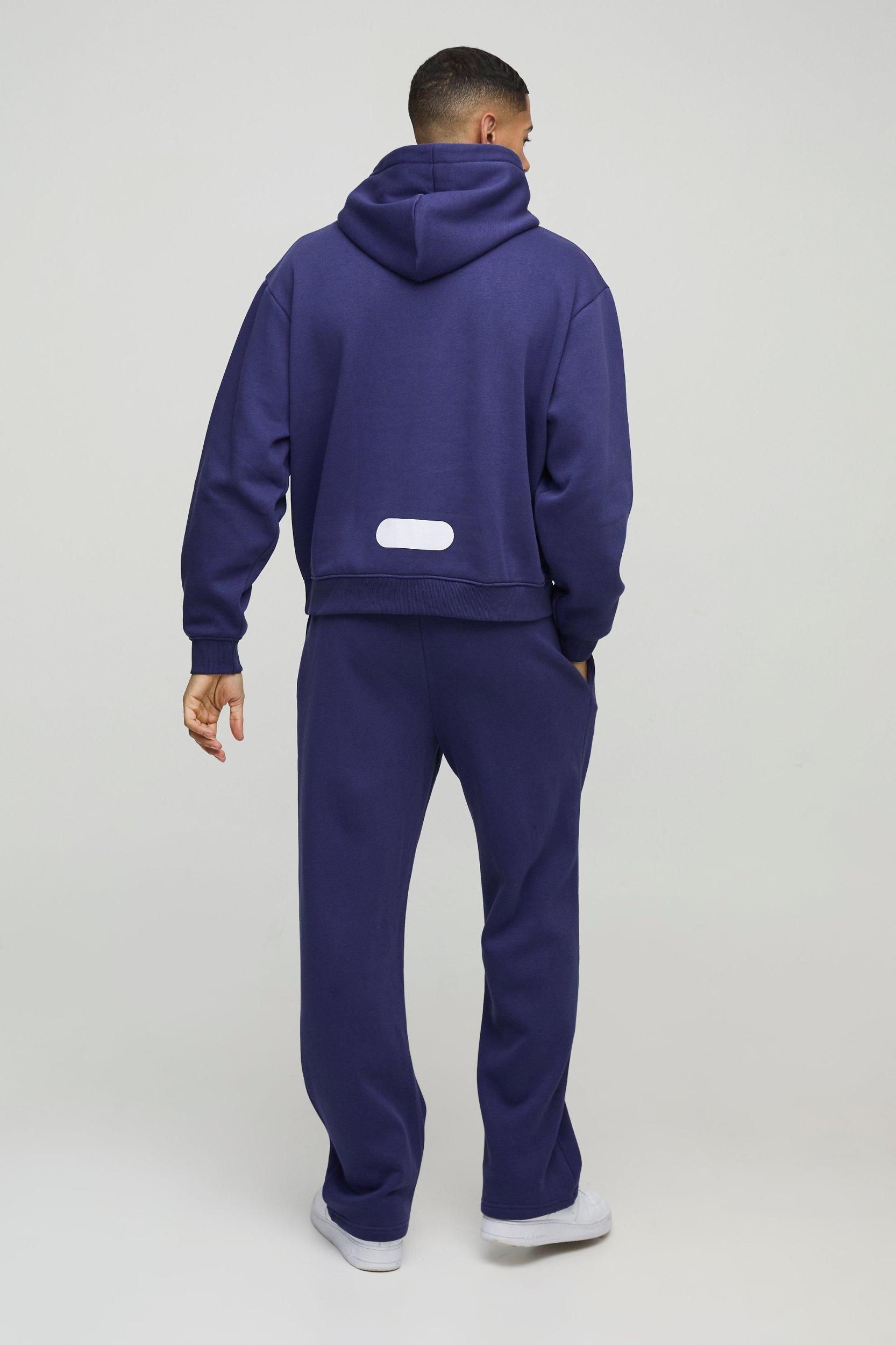 Oversized Boxy Worldwide Hooded Tracksuit | boohooMAN USA Product Image