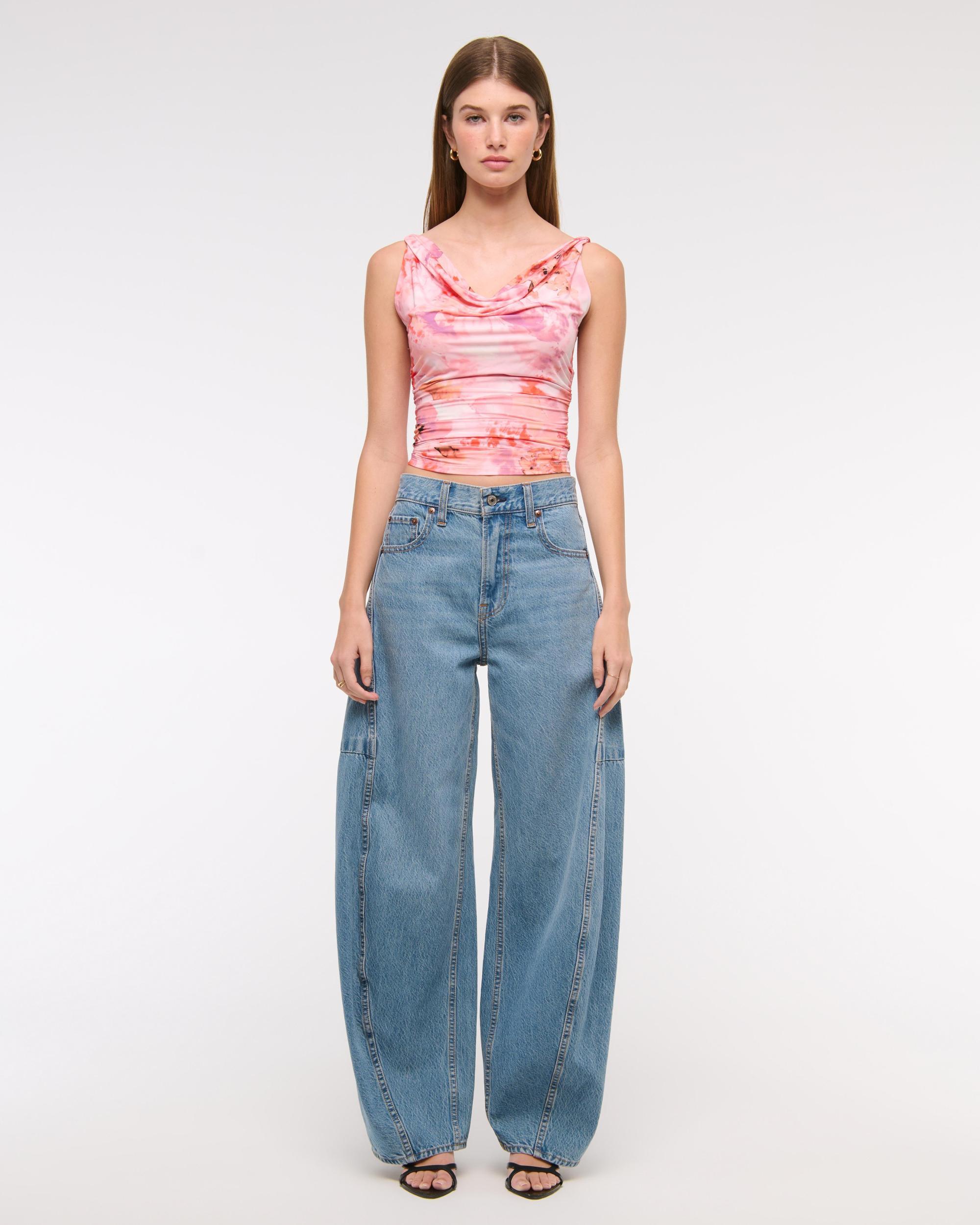 Cowl Neck Twist Top Product Image