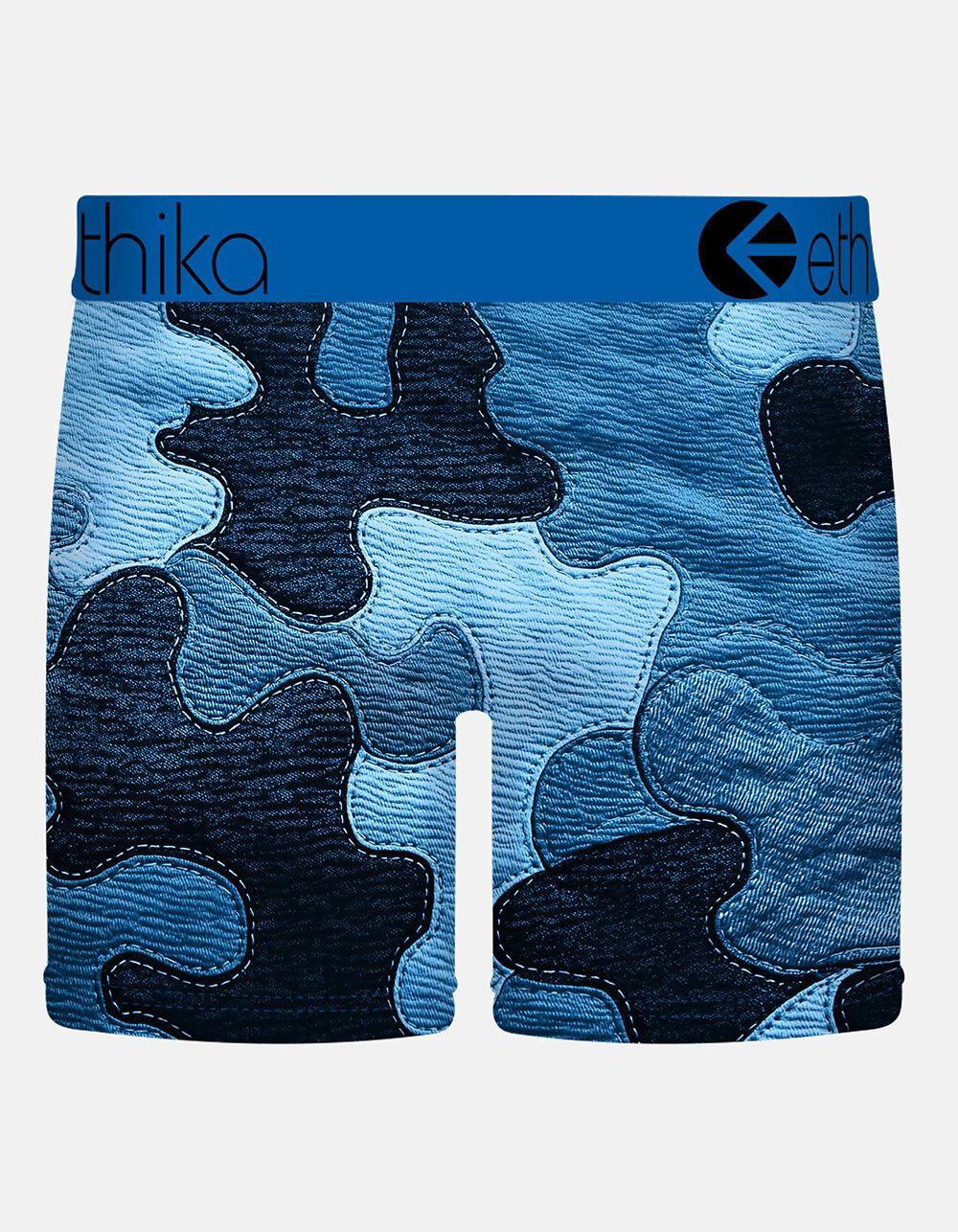 ETHIKA Bomber Denim Blues Mid Mens Boxer Briefs - MULTI Product Image