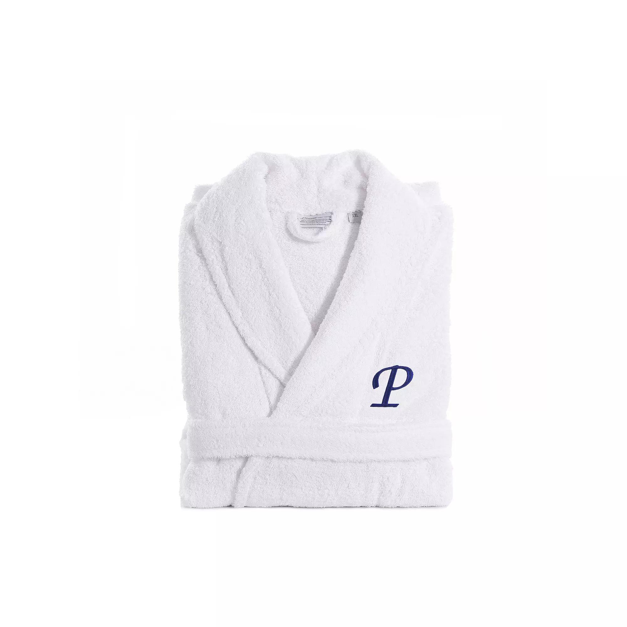 Linum Home Textiles Turkish Cotton Personalized Unisex Embroidered Terry Bathrobe, Women's, Size: Small/Medium Product Image