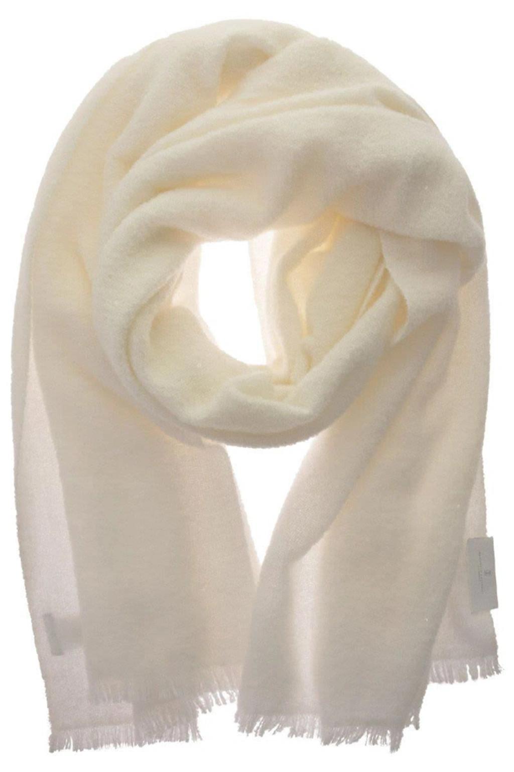 BRUNELLO CUCINELLI Soft Dazzling Cashmere And Silk Scarf In Vanilla Product Image