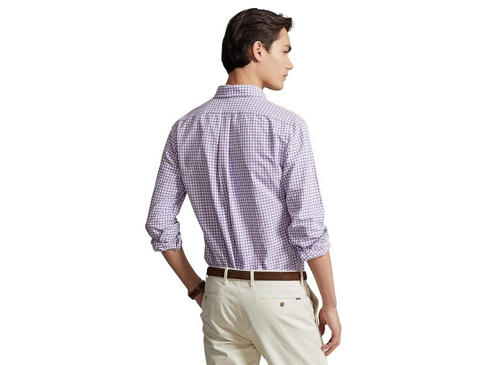 Polo Ralph Lauren Classic Fit Gingham Oxford Shirt Men's Clothing Product Image
